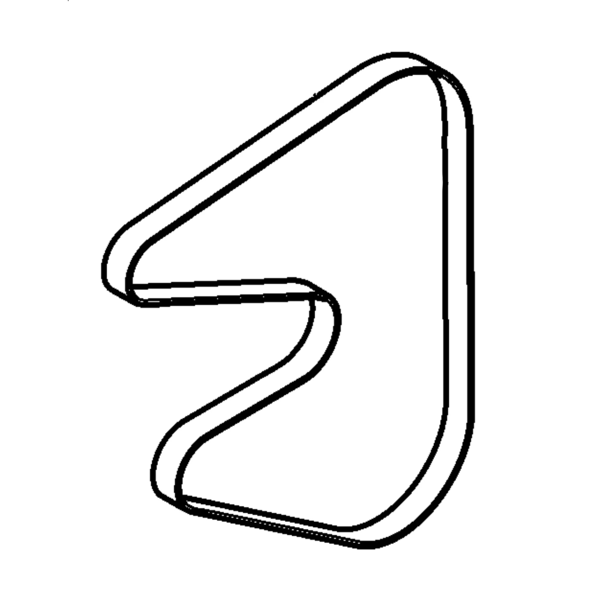 John Deere Engine Fan V-Belt, Effective Length 1759 mm (69.3 inch) - FH330660