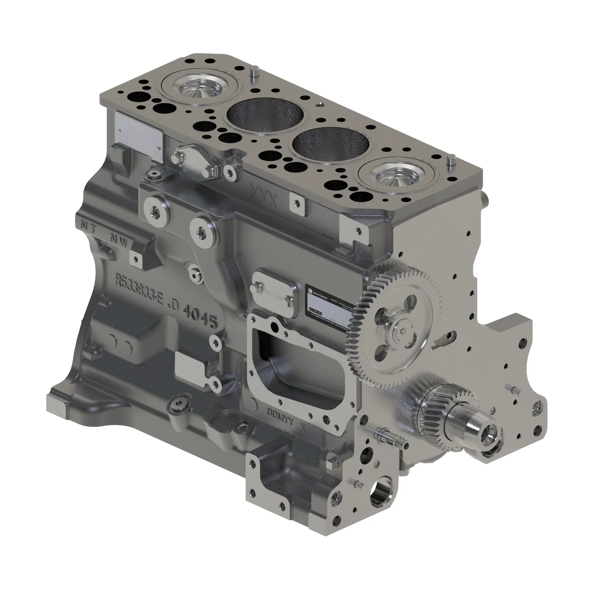 John Deere Short Block Assembly, 4045 - DZ119980