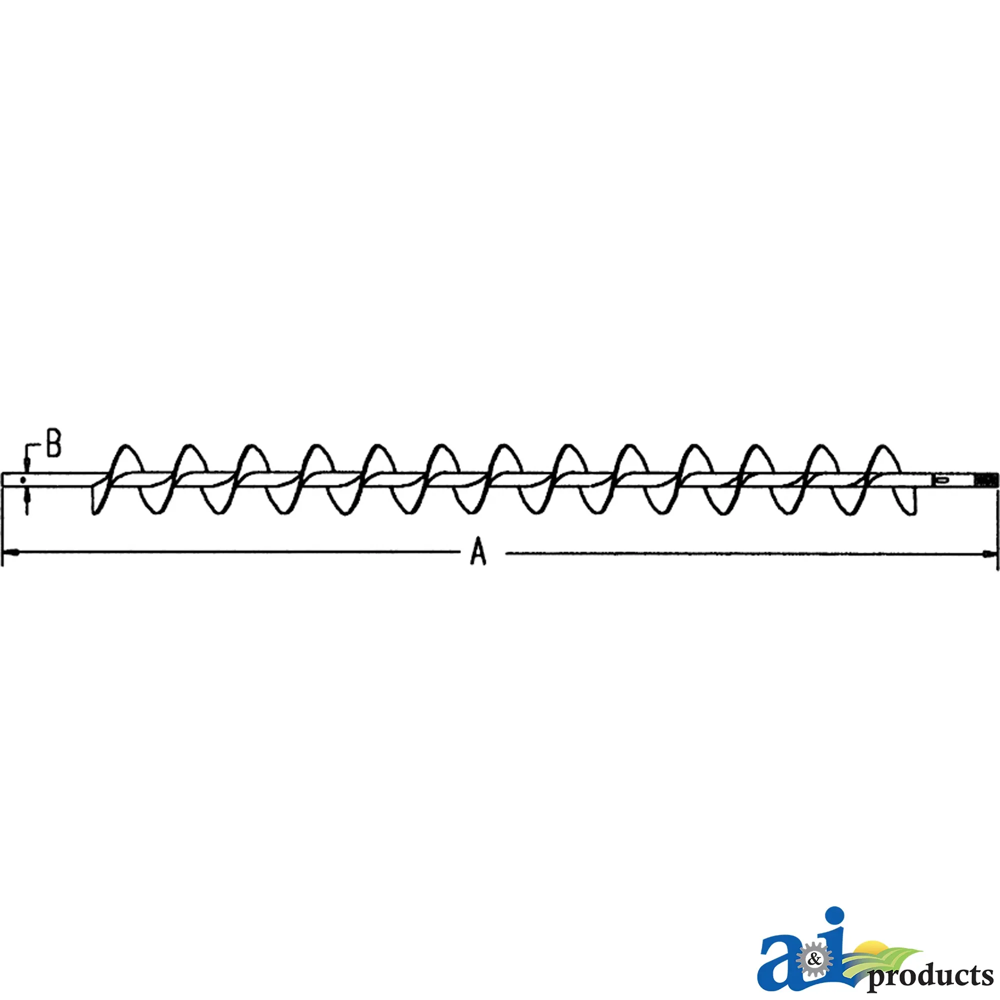 A&I Products Lower Tailing Auger - A-AH76092