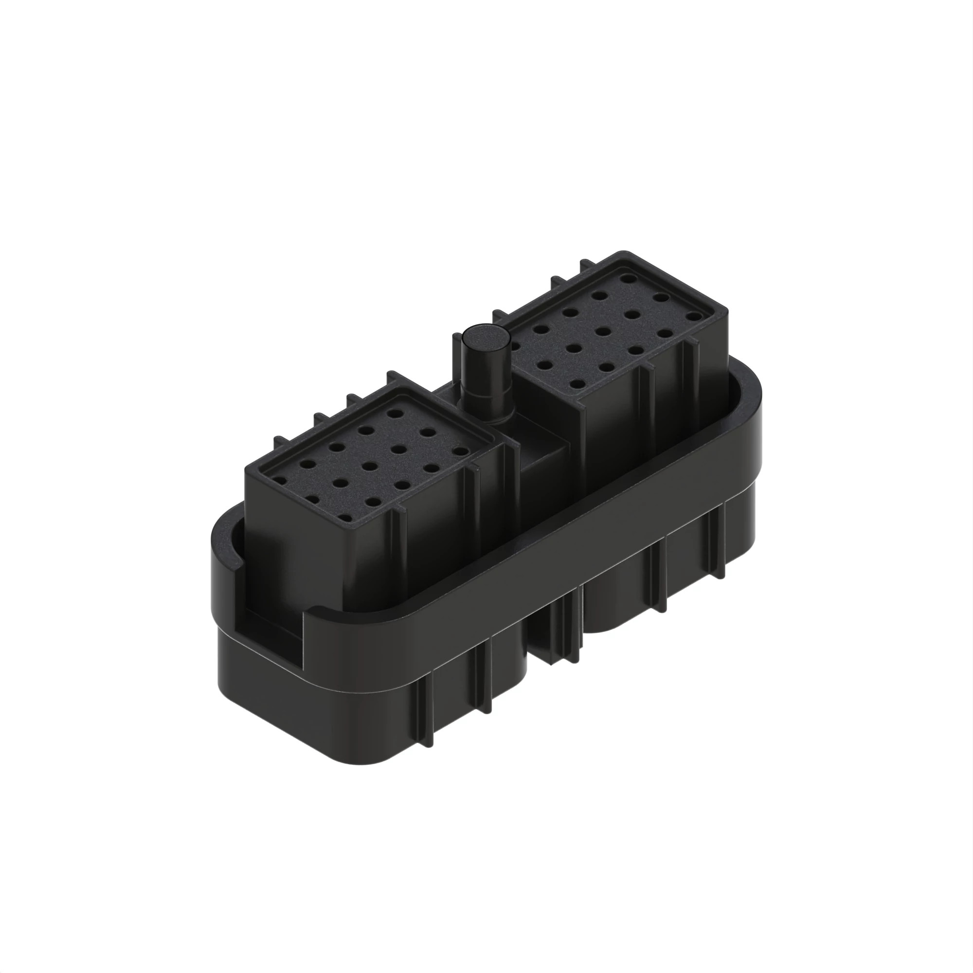 CONN DELPHI MP150 30W FS GRY PLSTC