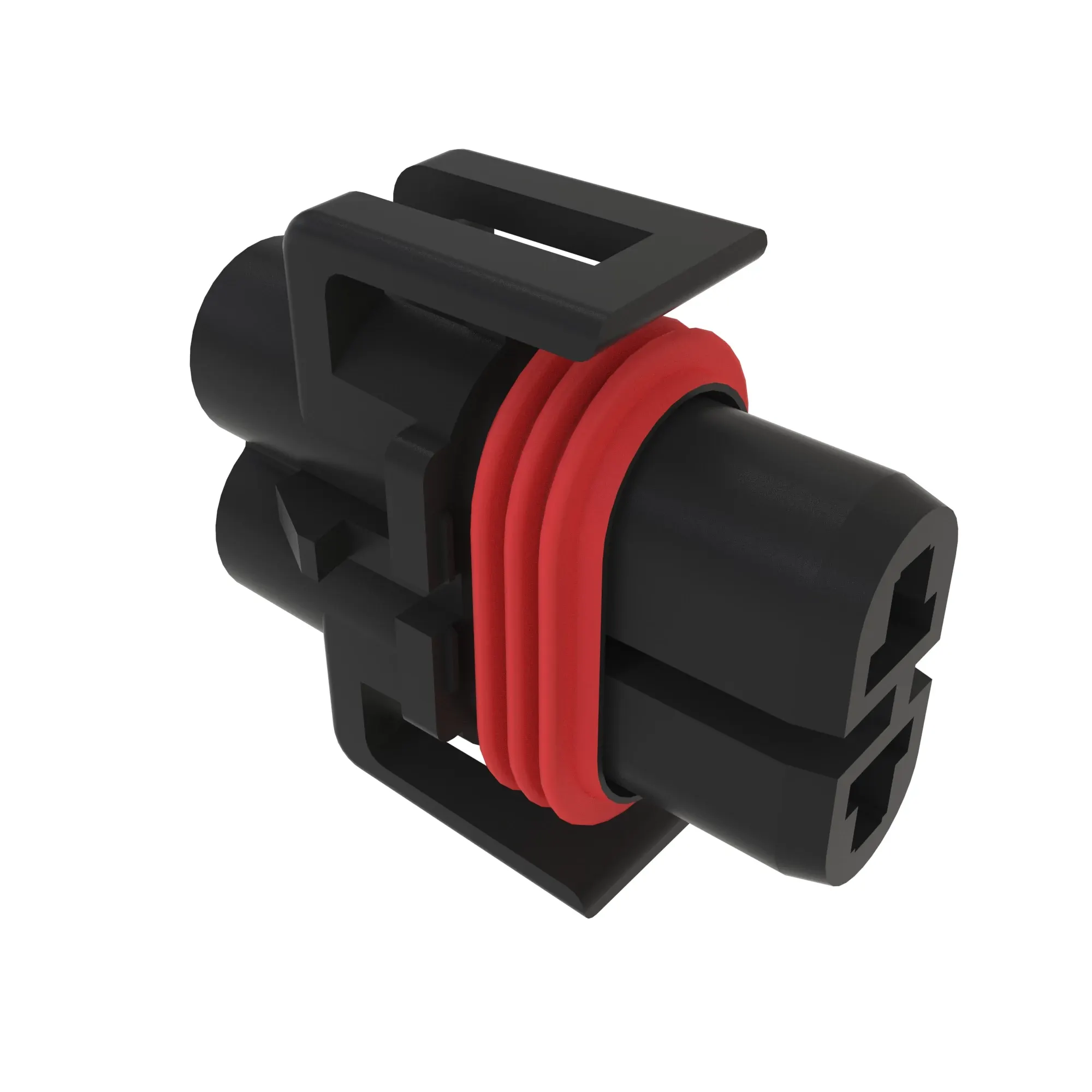 CONN DELPHI MP280 2W FS BLK PLSTC