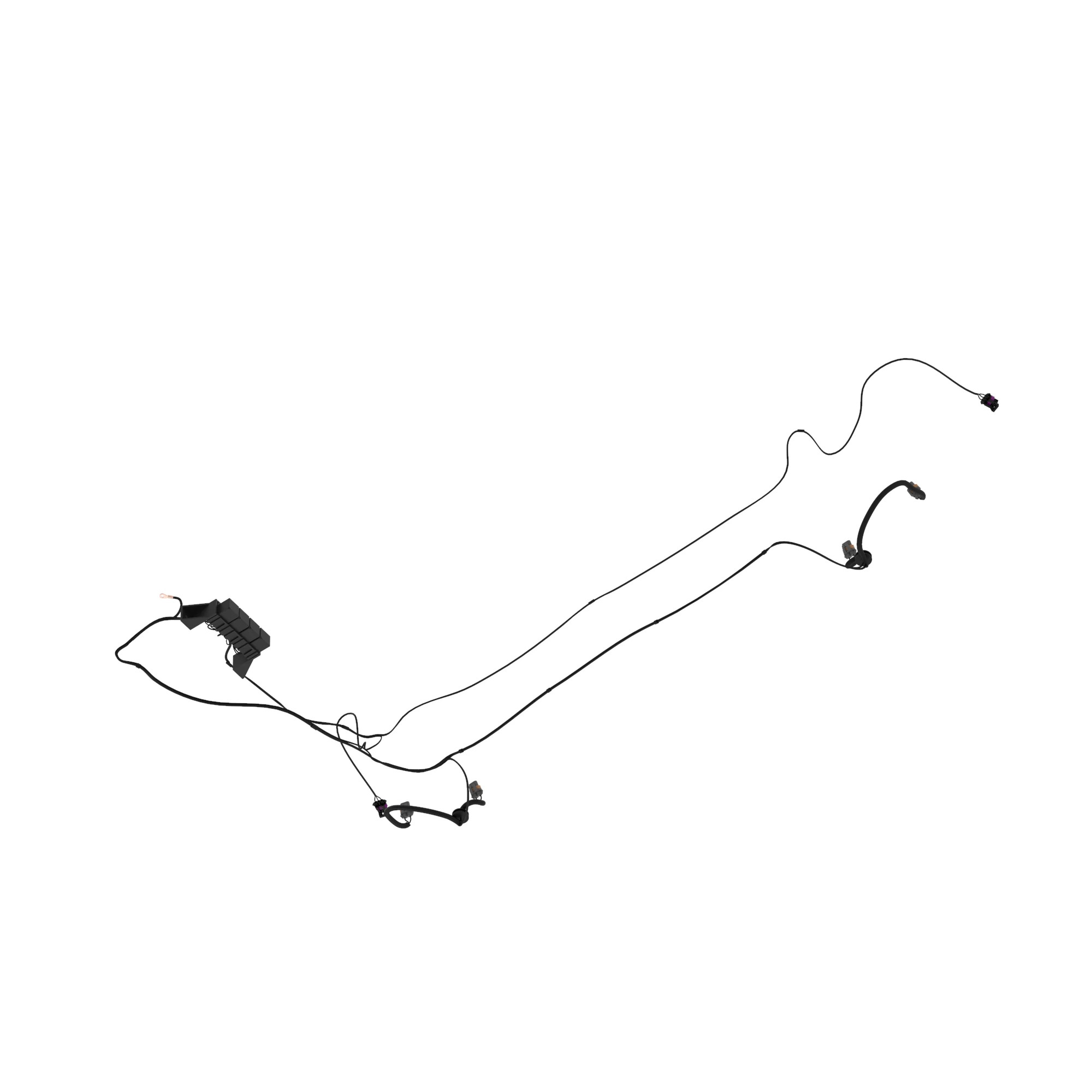 CAB WIRE HARNESS,ROOF FLOOD/LOADER