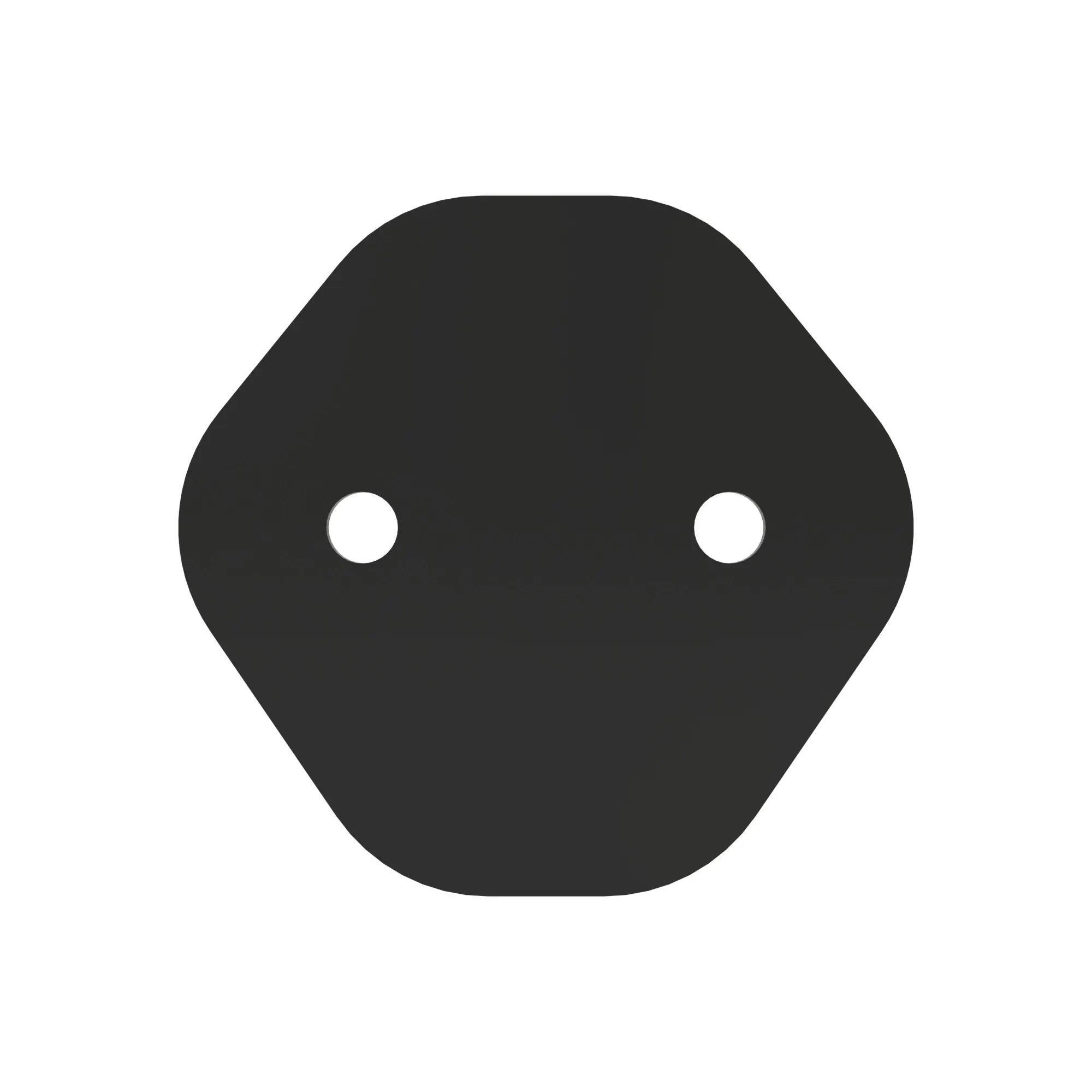 PLATE  TWO HOLE