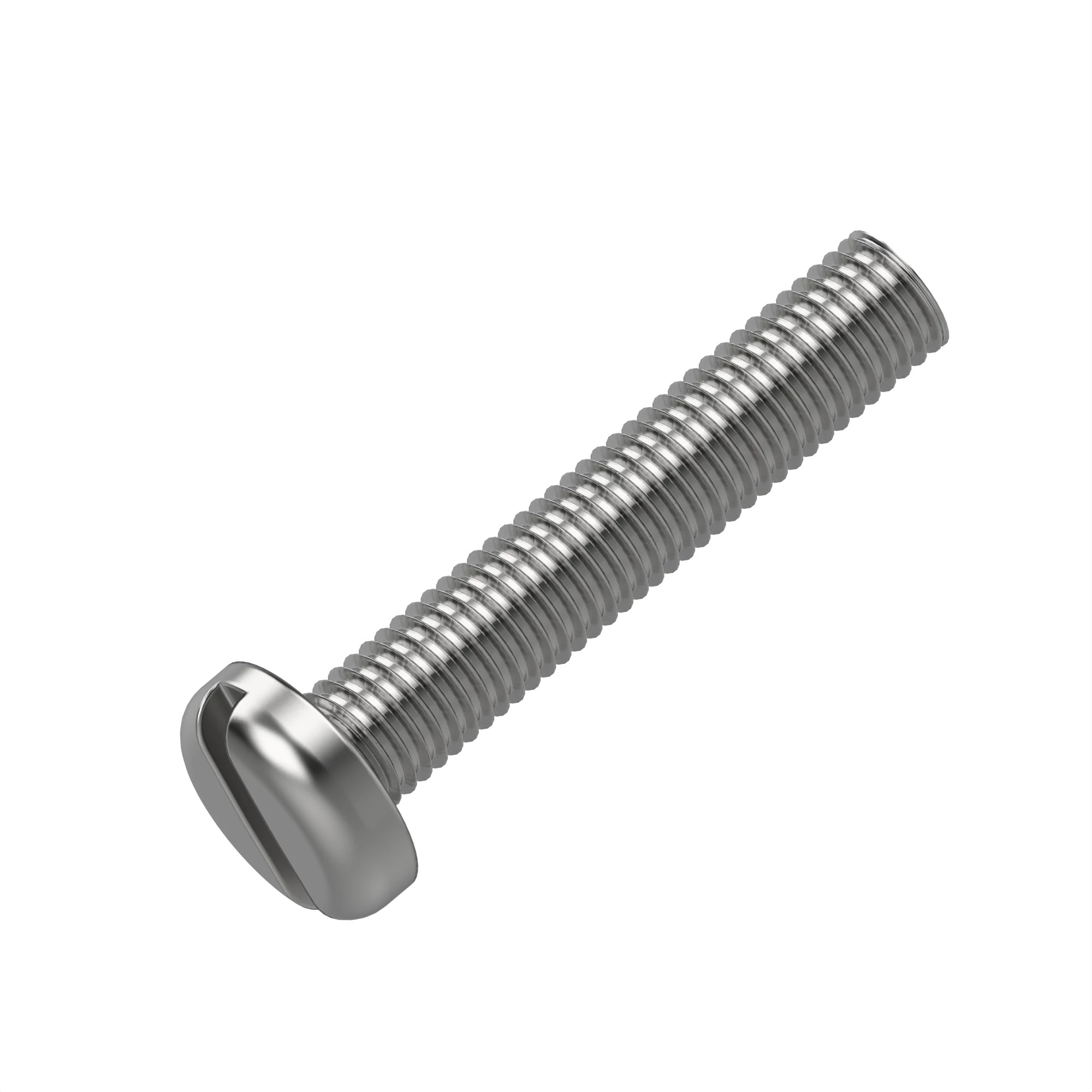SCREW, MACHINE, SLOTTED PAN HEAD