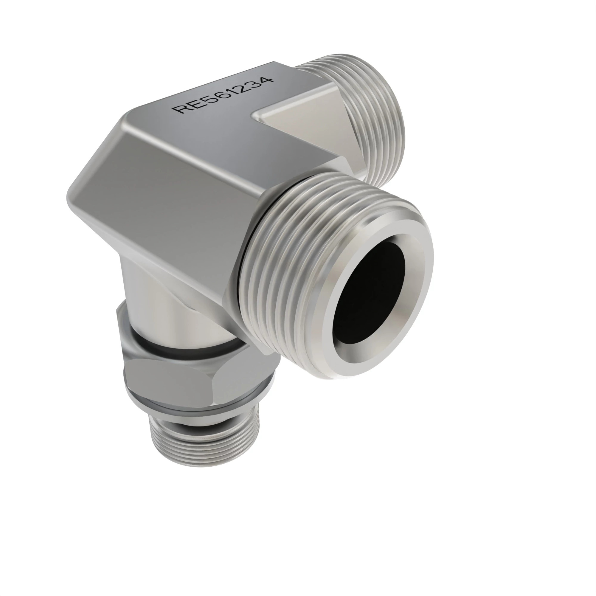 FITTING, 3-AXIS 1/4 FLEX W/ O-RING