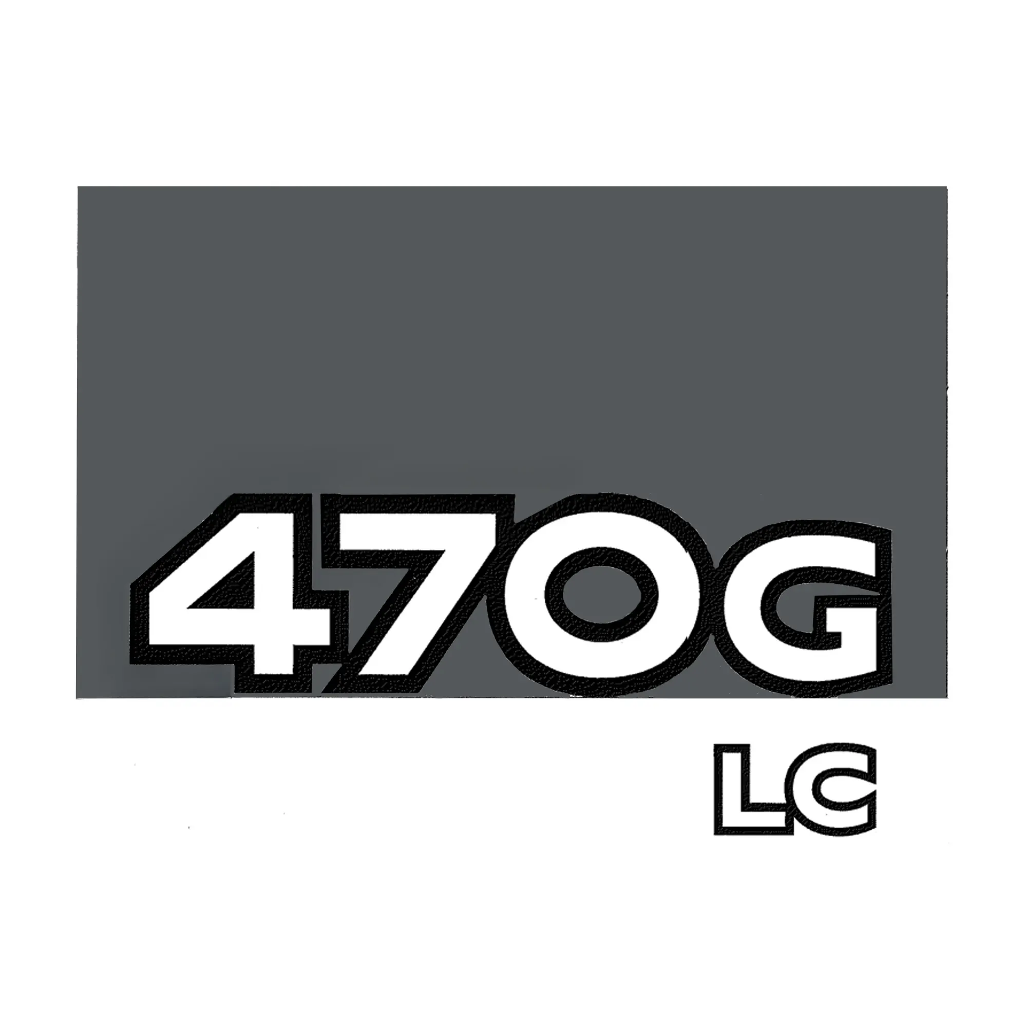 John Deere 470GLc Model Designator Label, Left Side - T290441