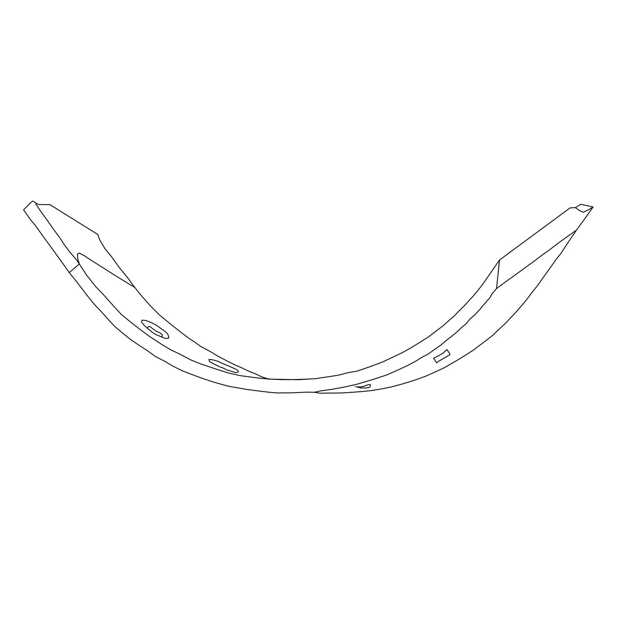 John Deere Right Side Shovel, Width 101 mm - N237722