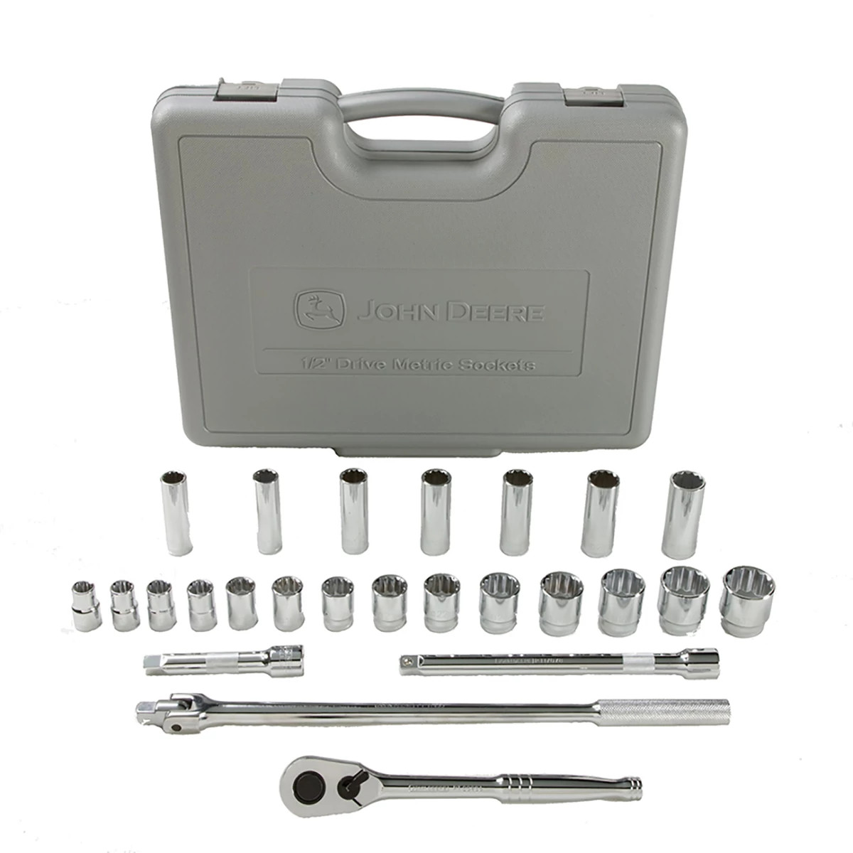 "25-pc Metric 1/2\" Socket Set"