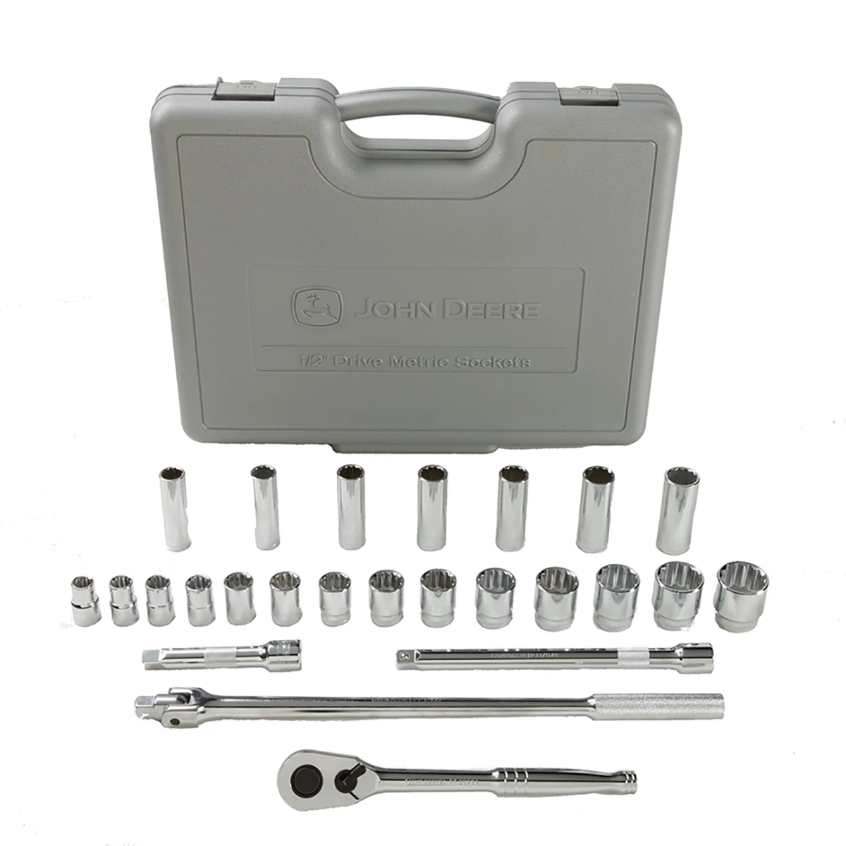 "25-pc Metric 1/2\" Socket Set"