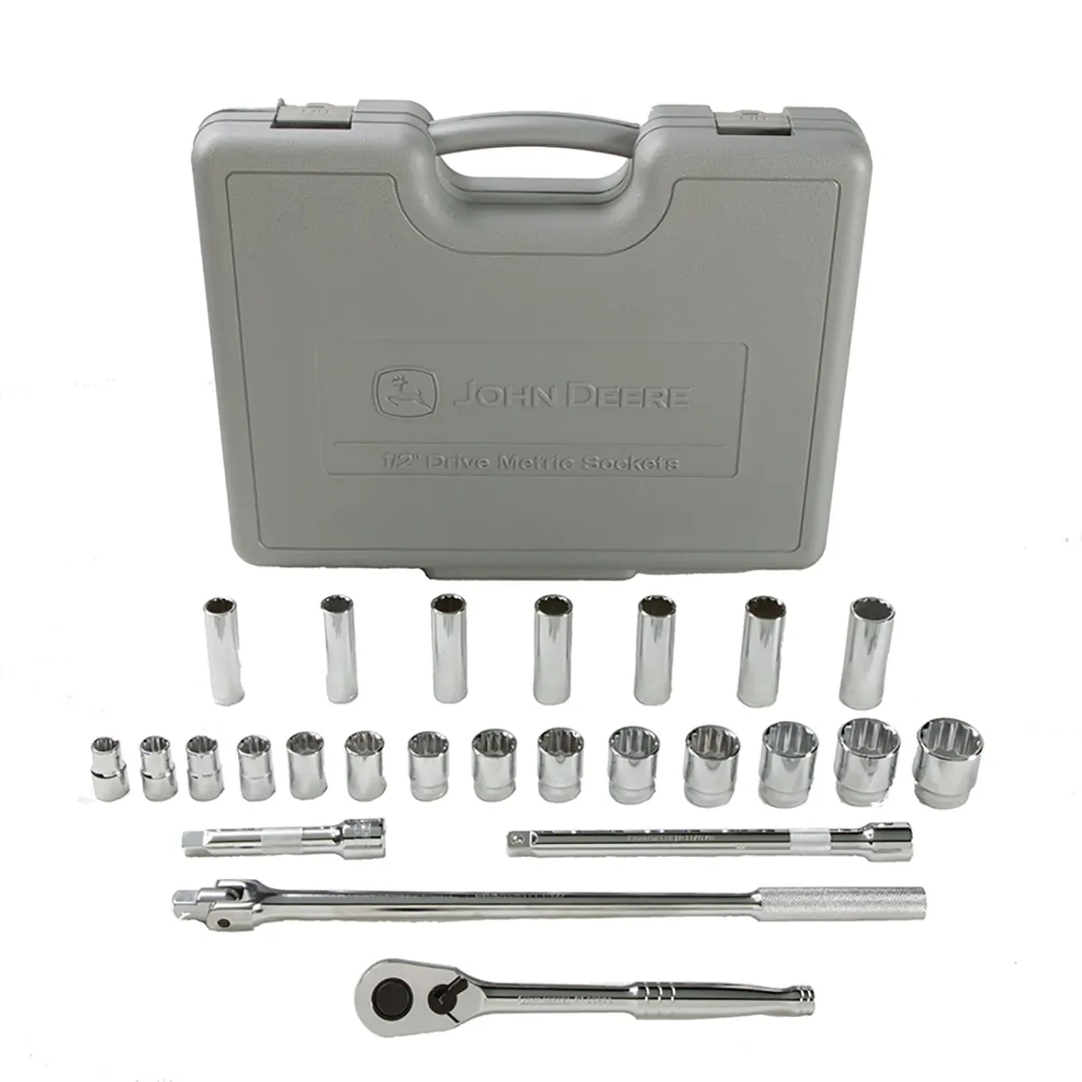 "25-pc Metric 1/2\" Socket Set"