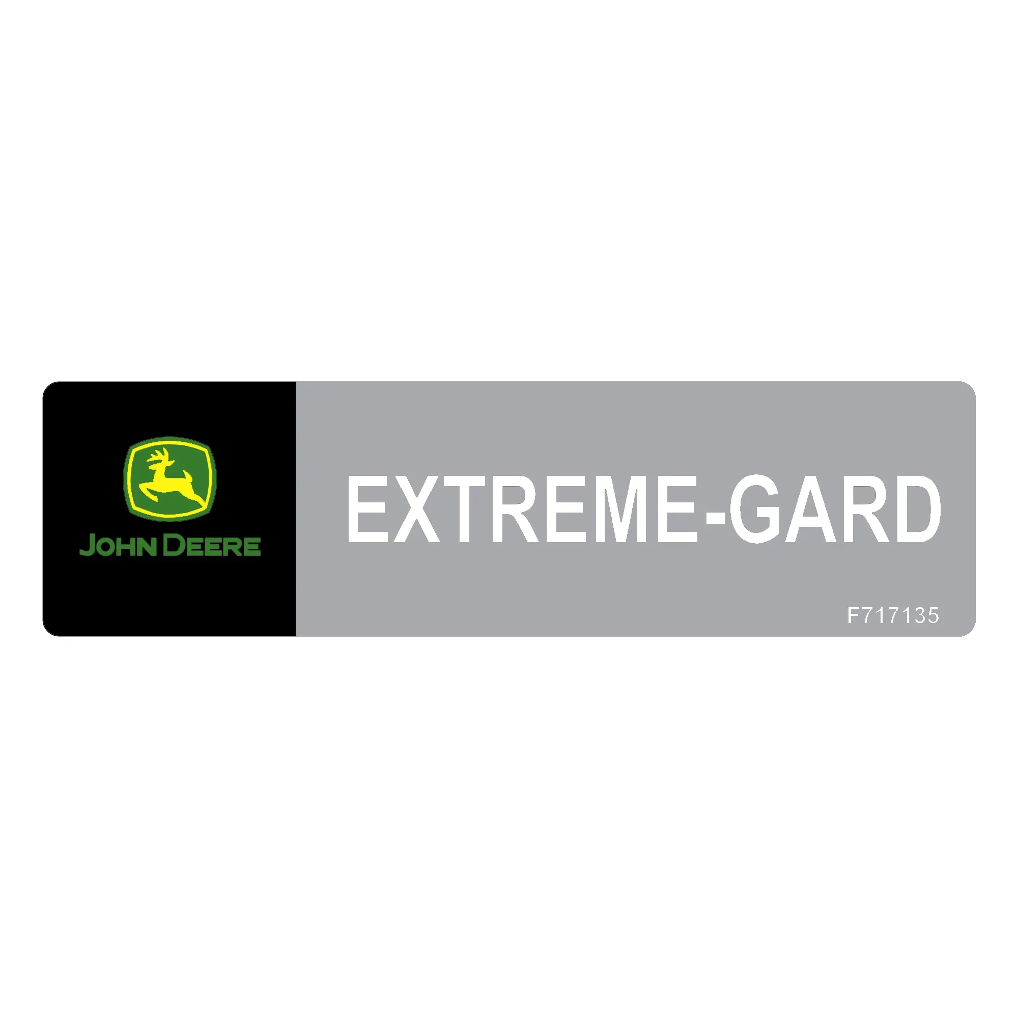 John Deere Transmission Oil Label - F717135