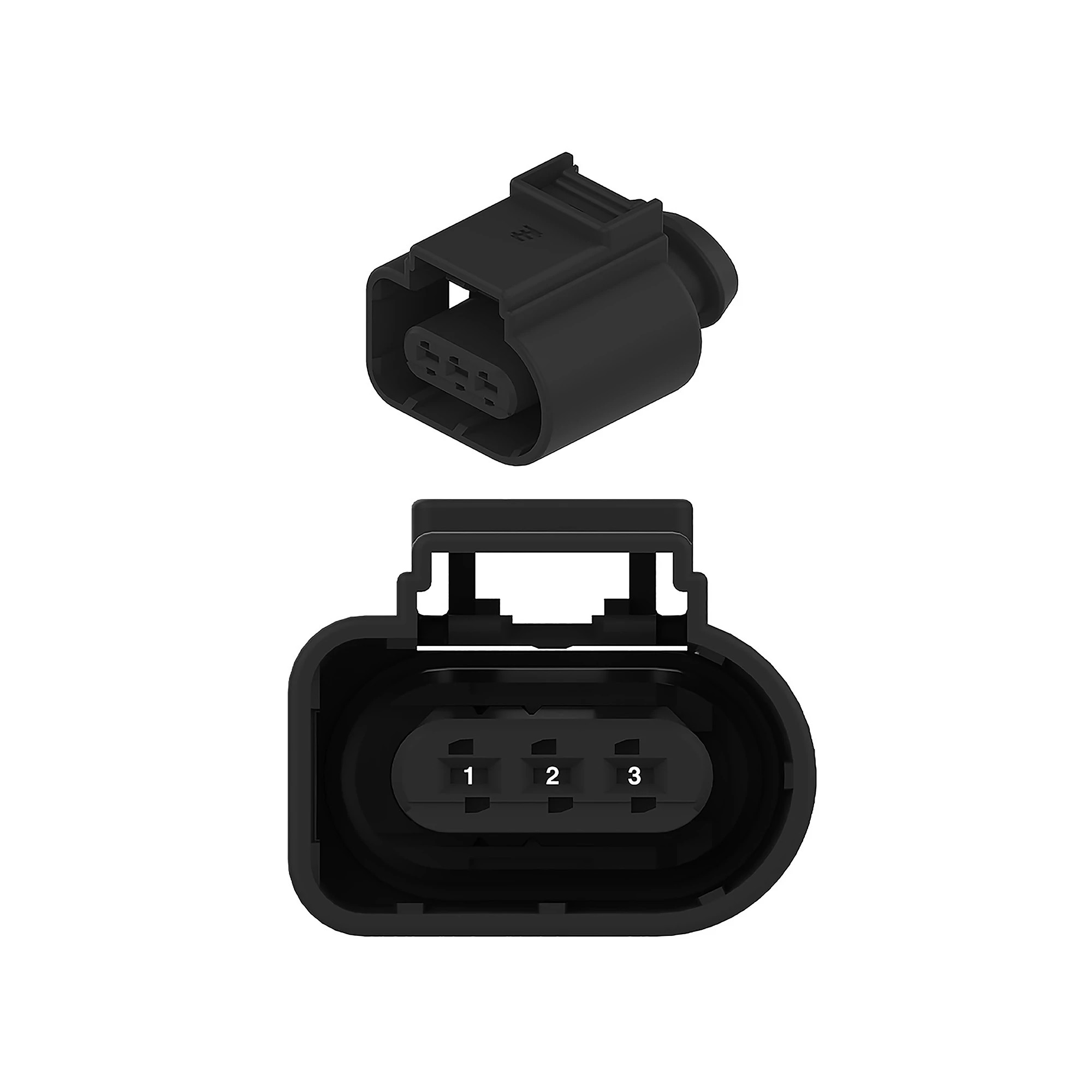 CONN TYCO MCP 3W FS BLK PLSTC