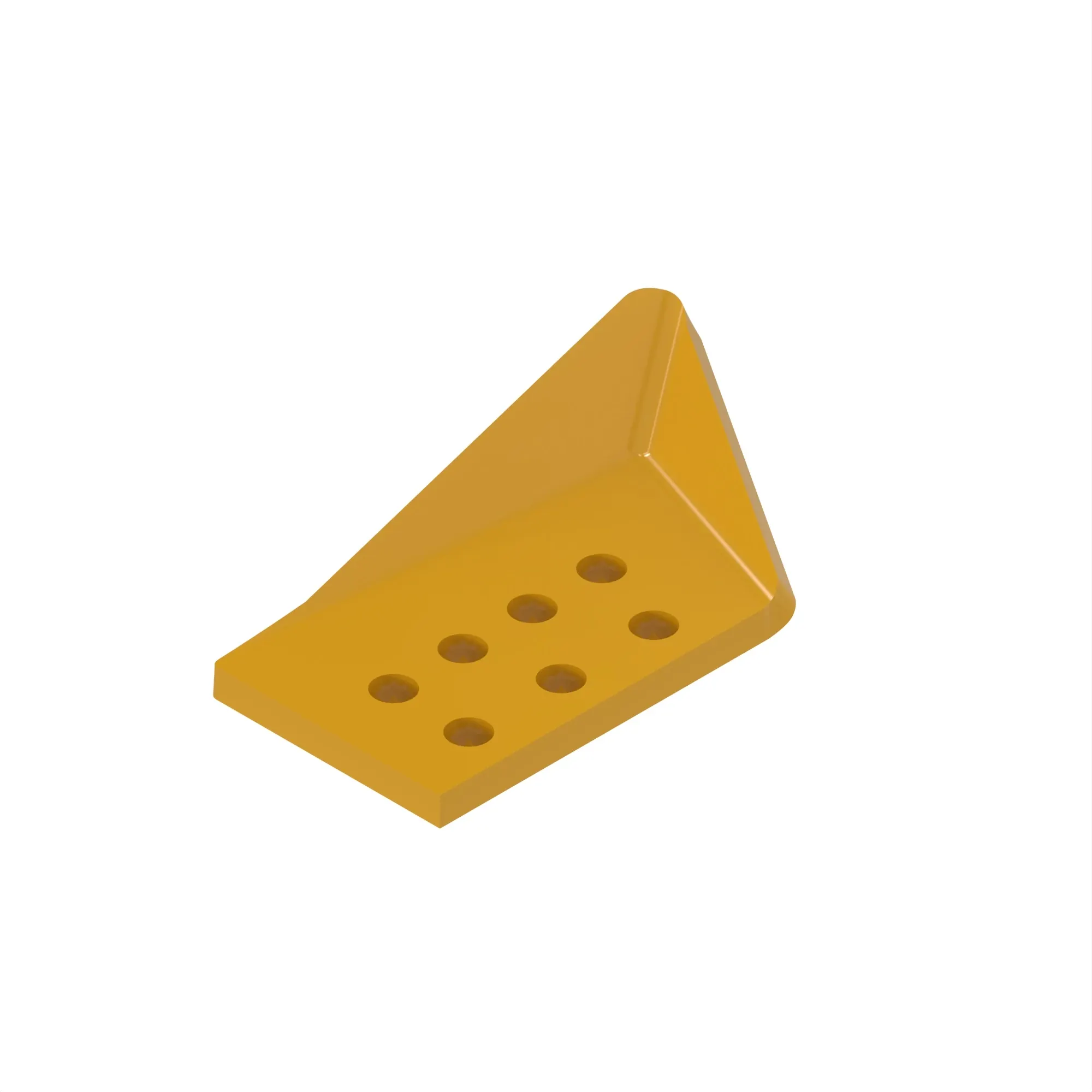 John Deere DURA-MAX™ Right Side Standard Cutting Edge End Bit, 22.17 inch (563 mm) Long - T223495