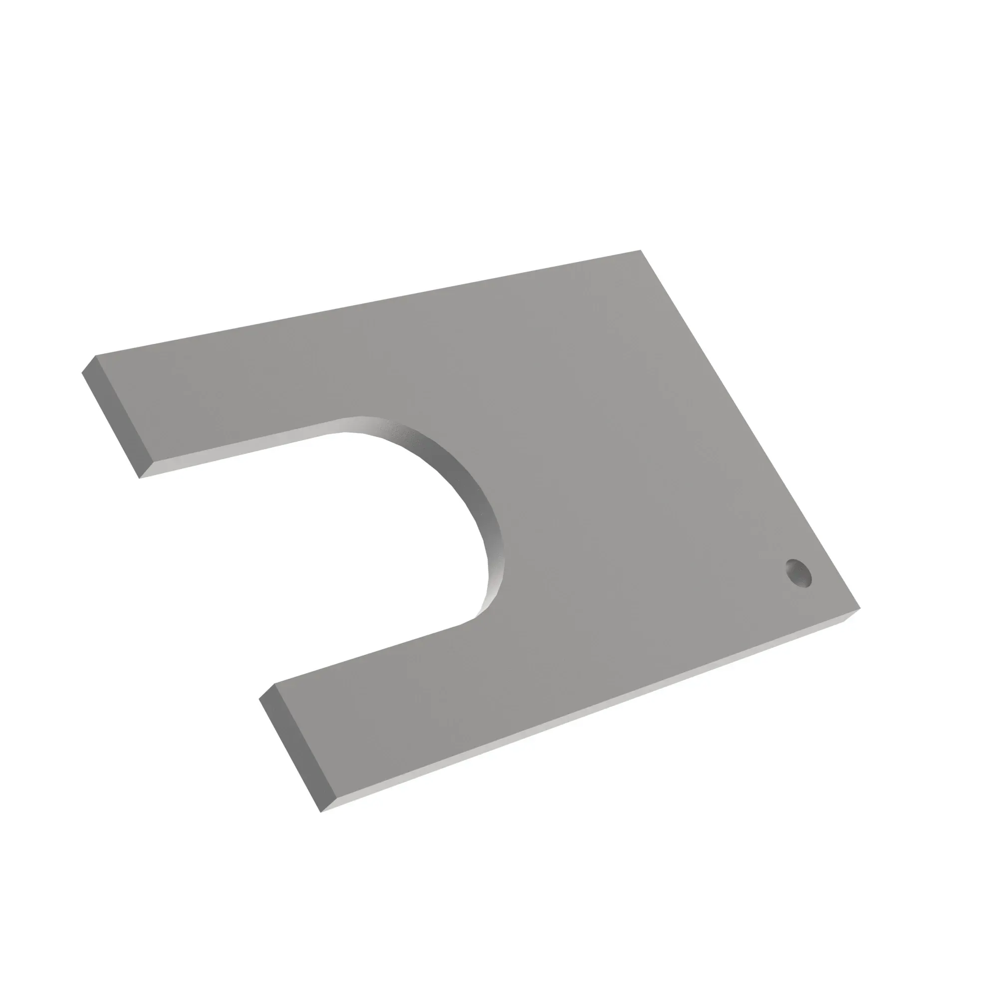 John Deere Rectangular One Slot Shim, 5.0mm - T454487