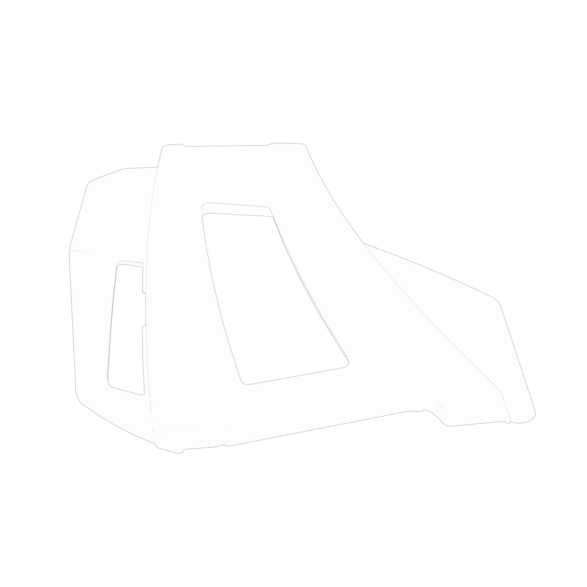 John Deere Left Side Door - AUC12890