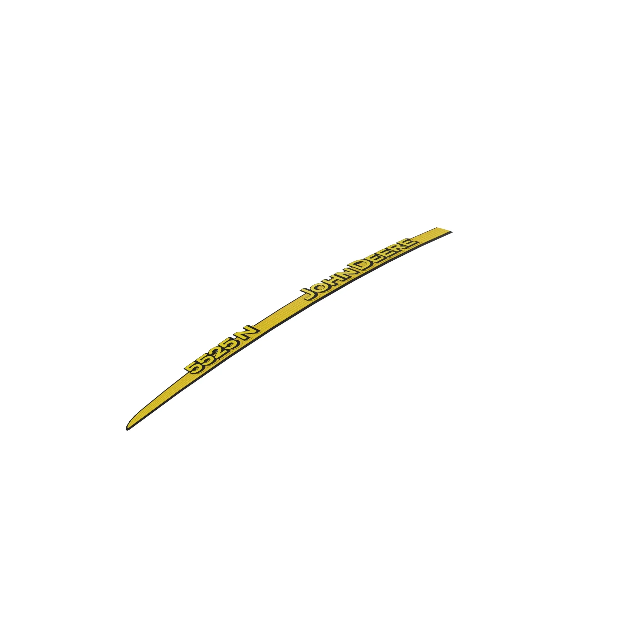 John Deere 5525N Model Label, Left Side - R197548