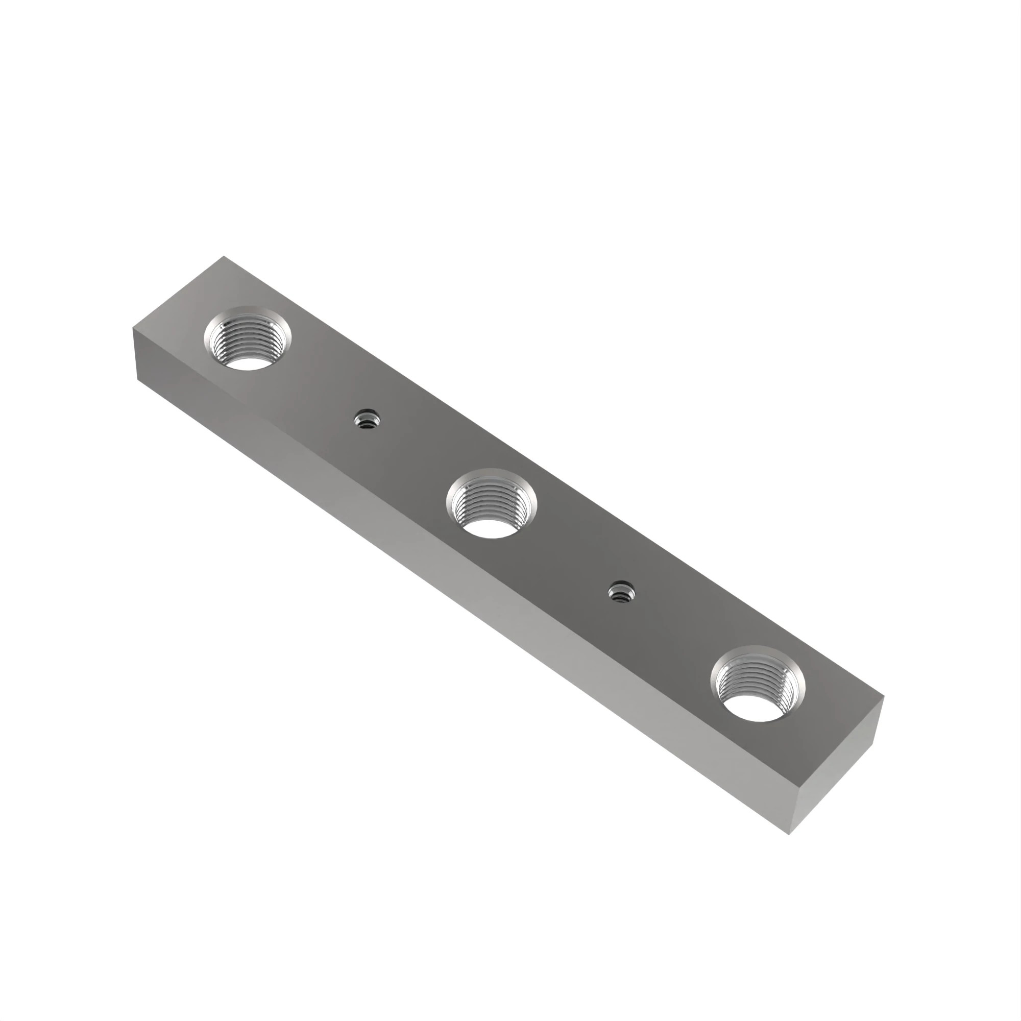 John Deere Cutterhead Drum Knife Threaded Bar Plate - HXE190312