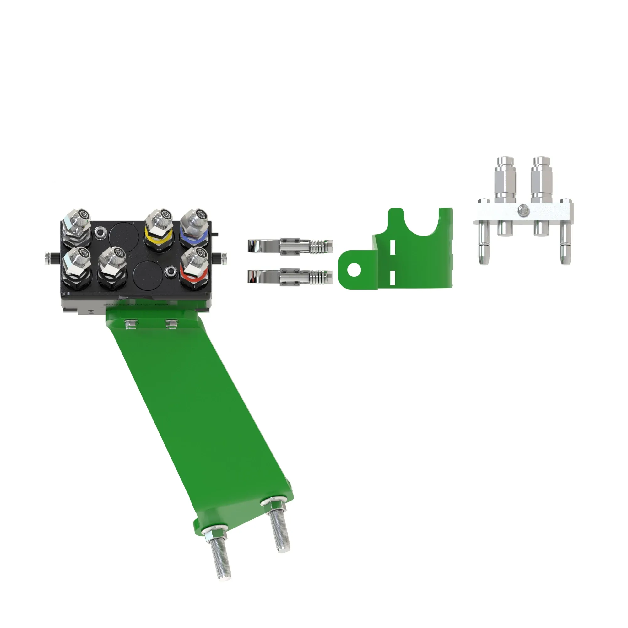 BXX10442: 3-Function Hydraulic Quick-Connect Coupler Attachment