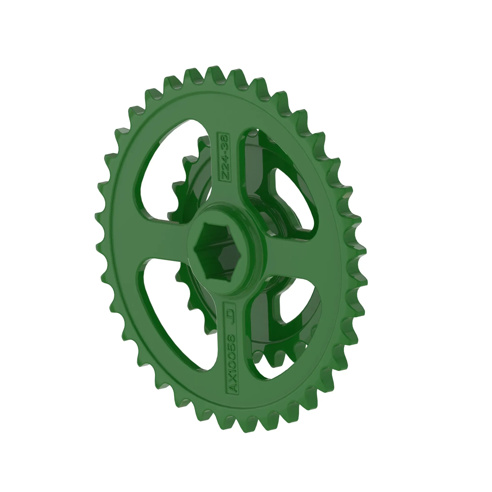 John Deere Double Chain Sprocket, 24 and 36 Teeth - AX10056