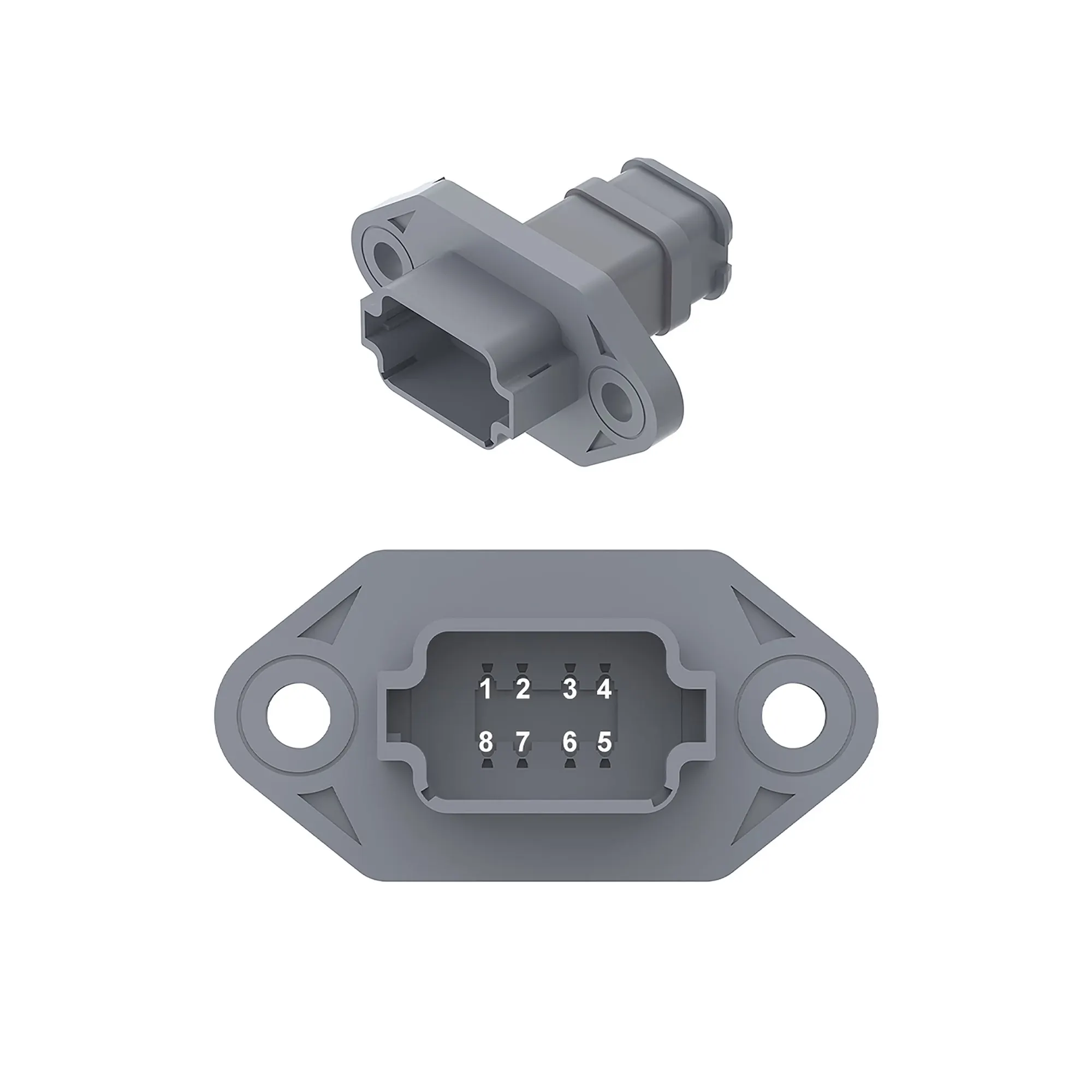 Conn Deutsch Dt 8W Fs Gry Plstc
