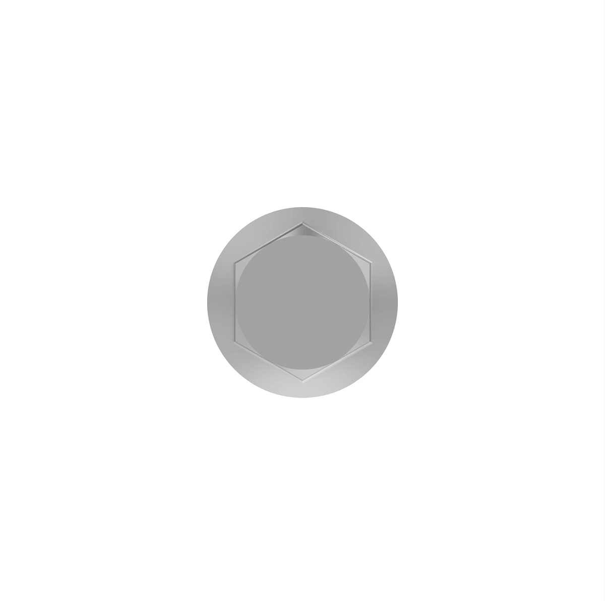 19M7863: Hexagonal Head Flanged Screw, M6 X 25