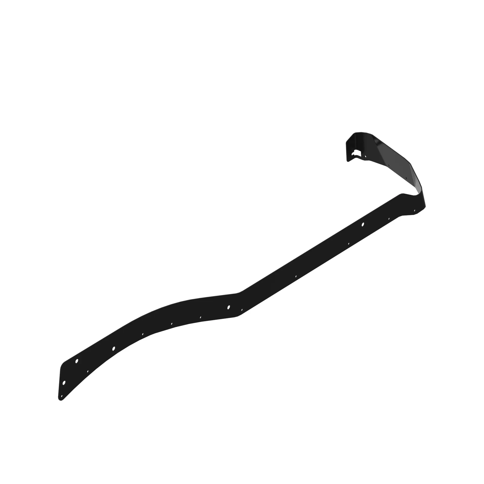 BRACKET, FLAT RUBBER LH, MUD SHIELD