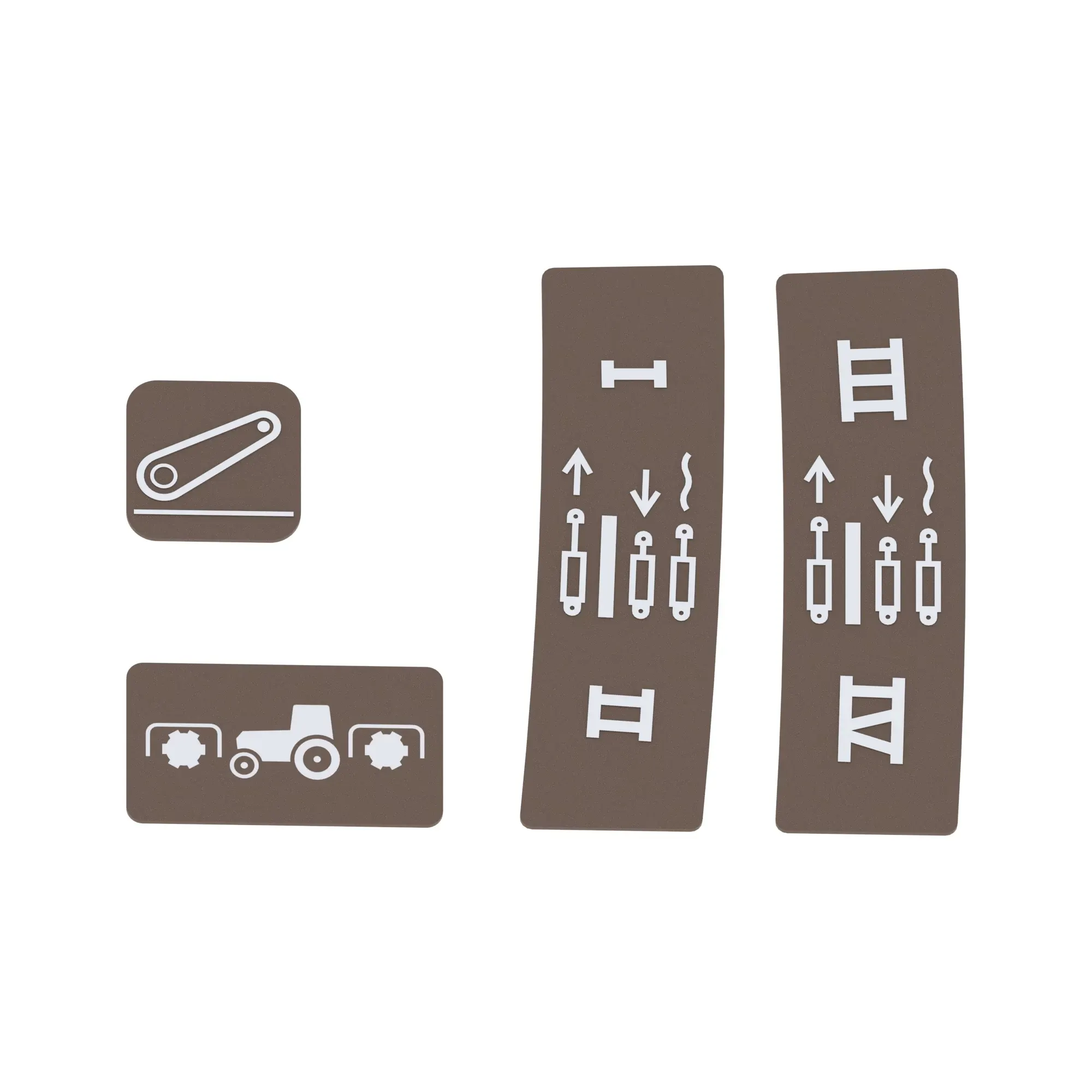 John Deere Armrest Control Housing Label Kit - RE245122