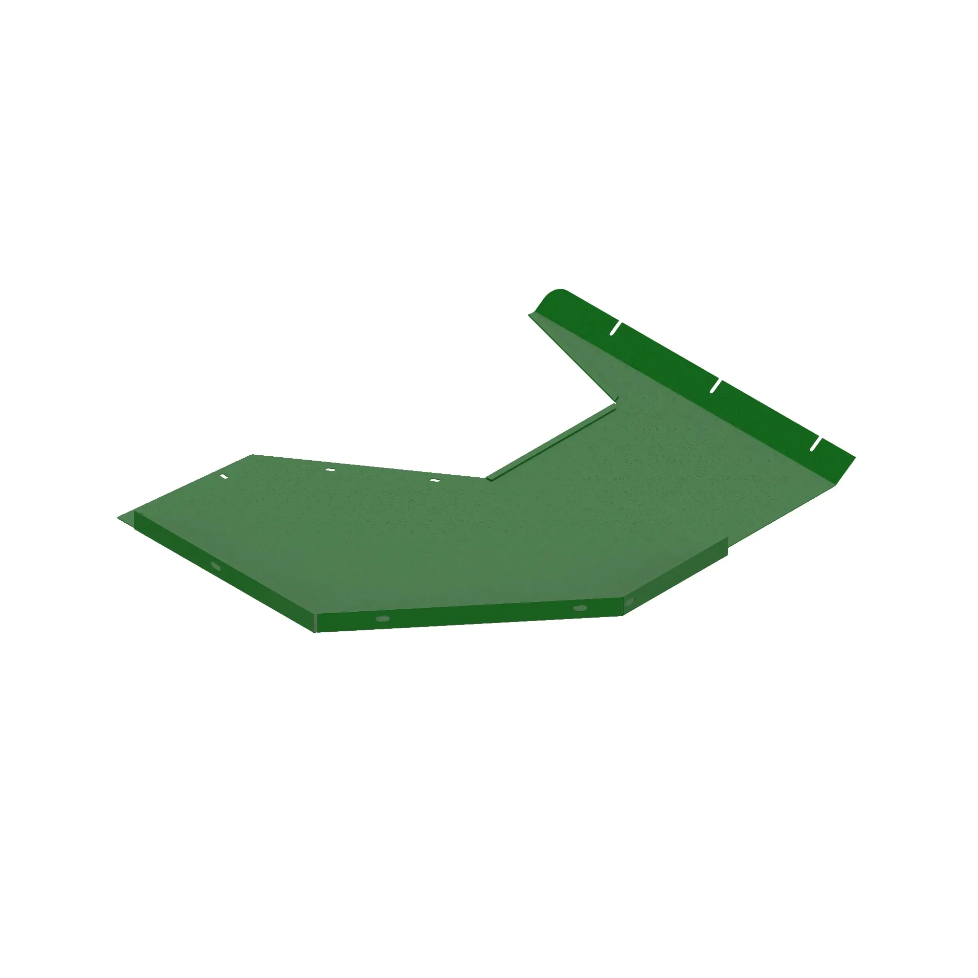 John Deere Left Side Grain Tank Rear Sheet - CQ76017