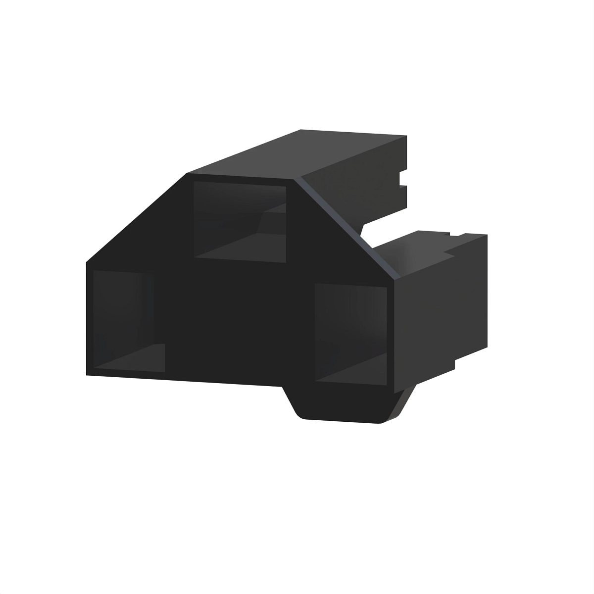 Tyco 250SRS 3W Fem Unsld Blk Plstc