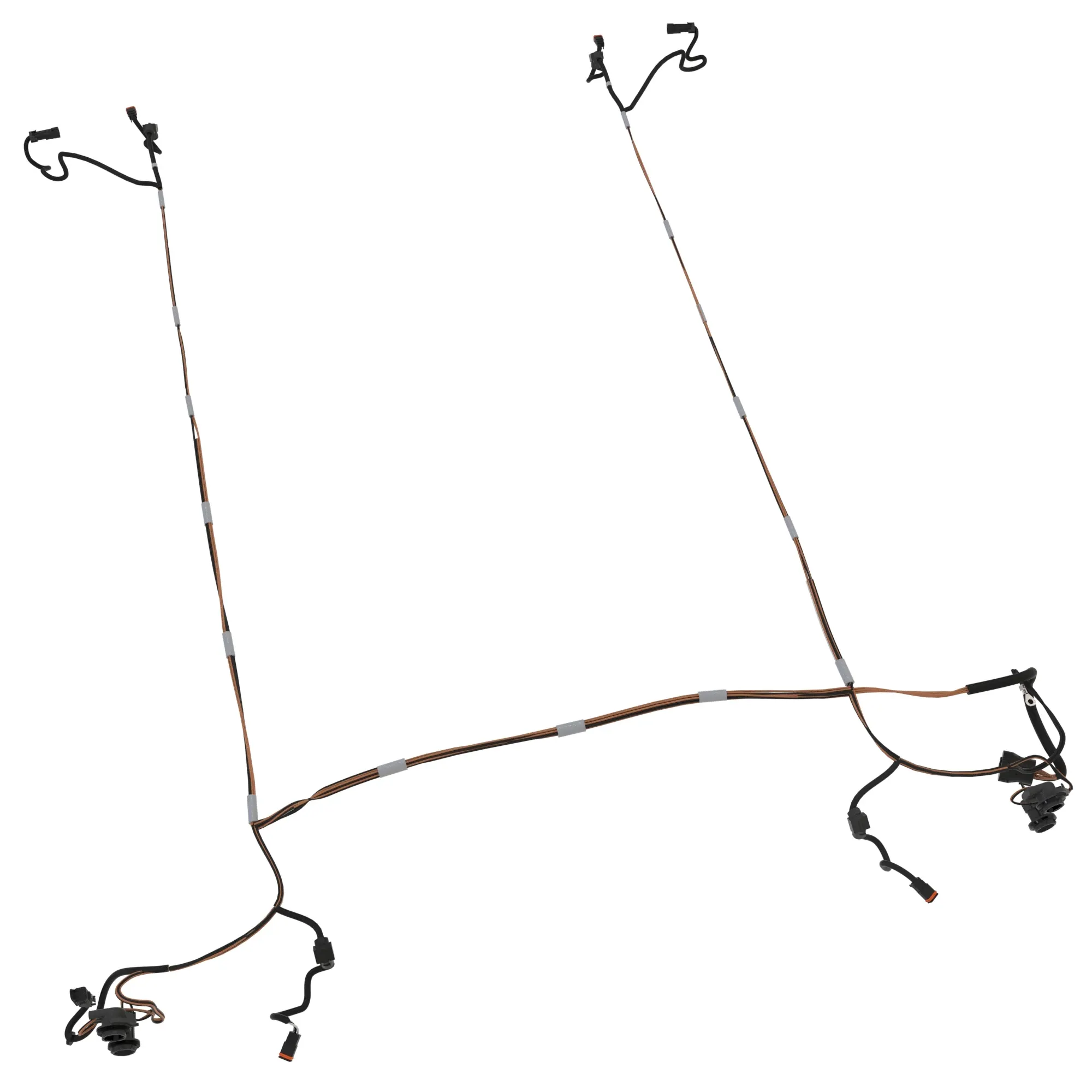 ROOF HARNESS BACKHOE - 4 WORK LIGHTS