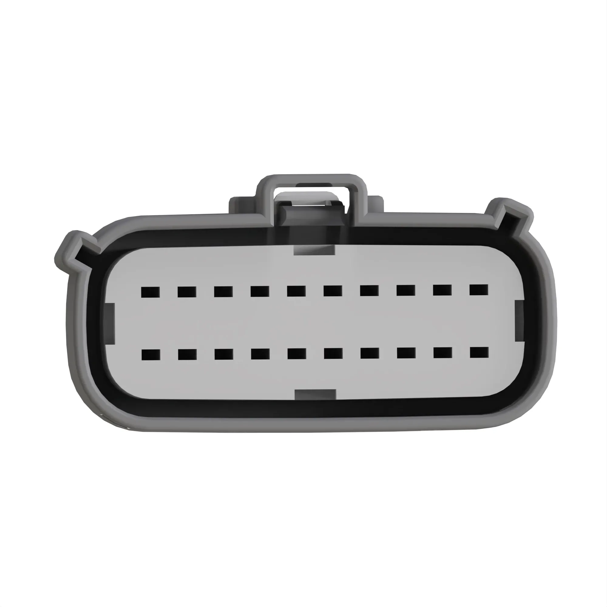 CONN MOLEX MX150 20W FS LTGRY PLSTC