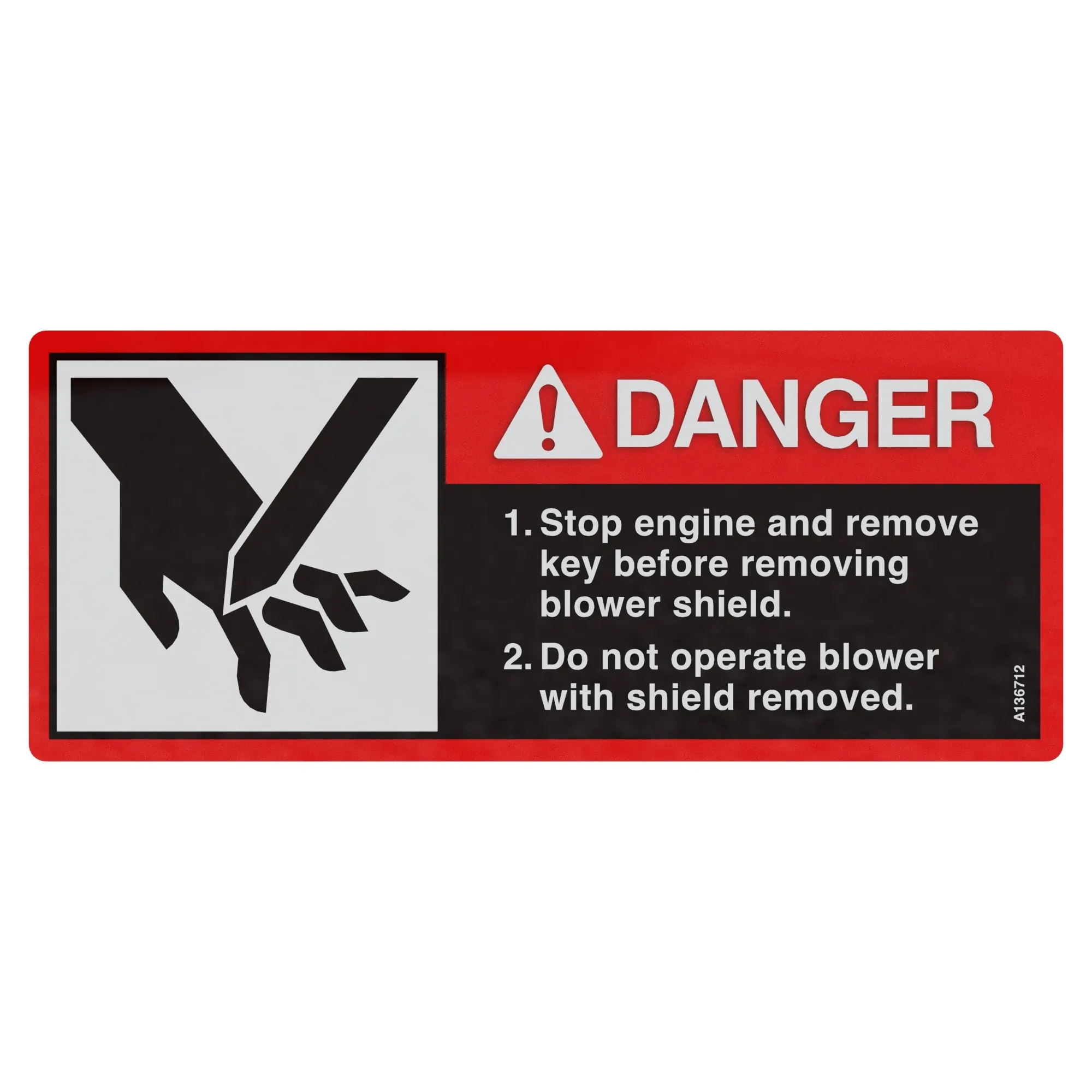 John Deere Safety Sign - A136712