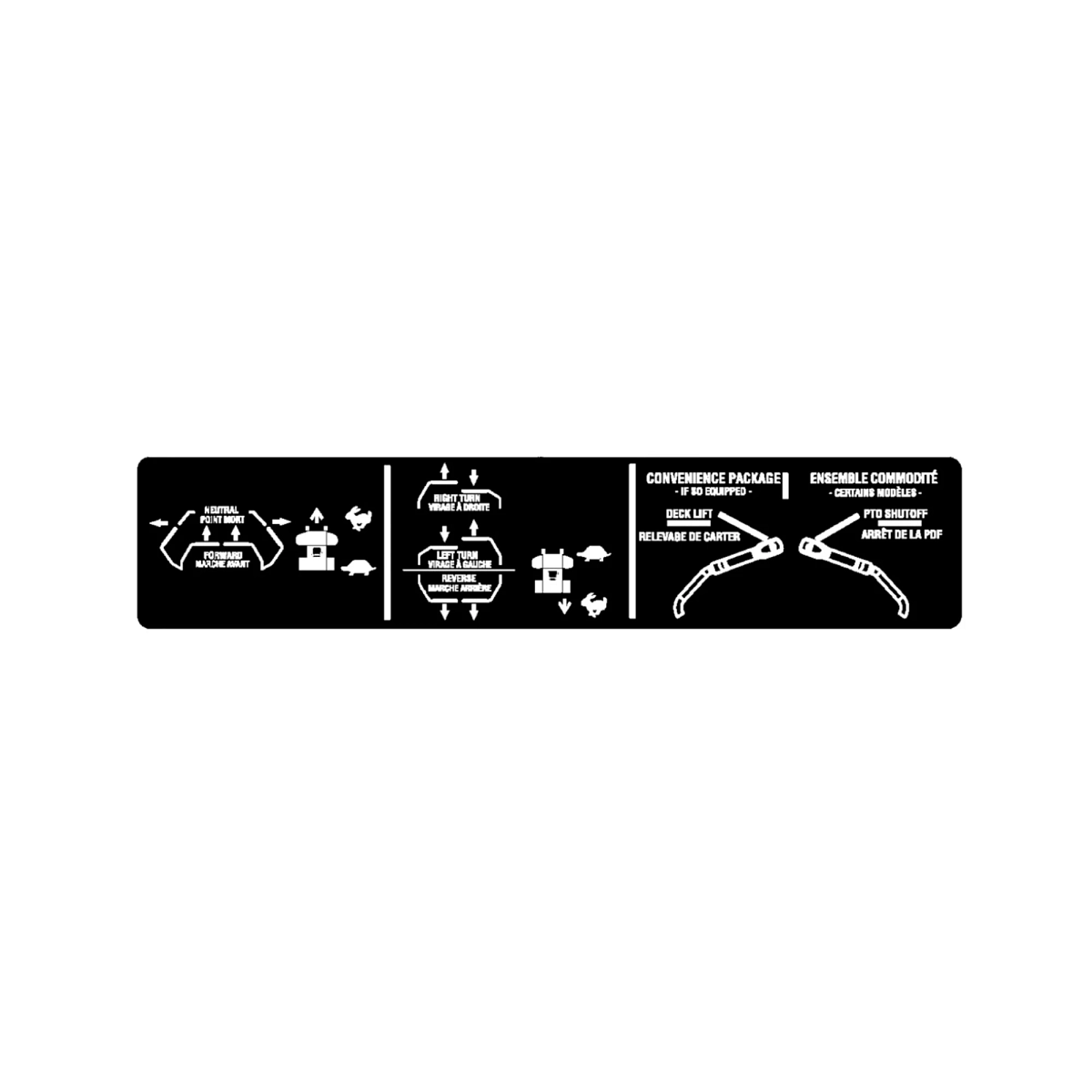 Label, Directional Control (Eng/Fr)
