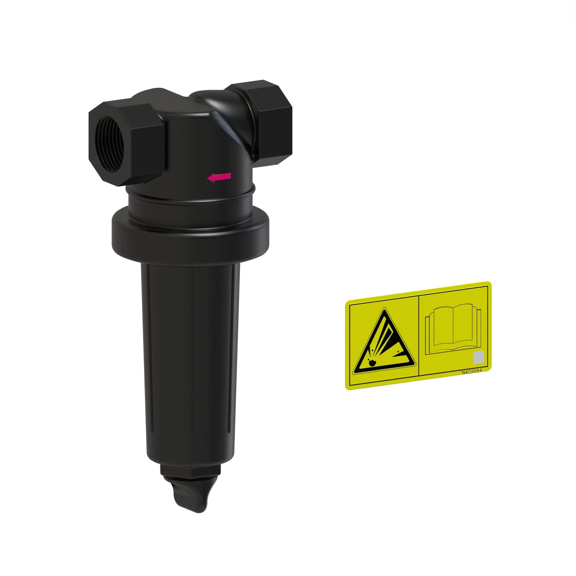 STRAINER, 80 MESH 1" NPT, TEXT FREE