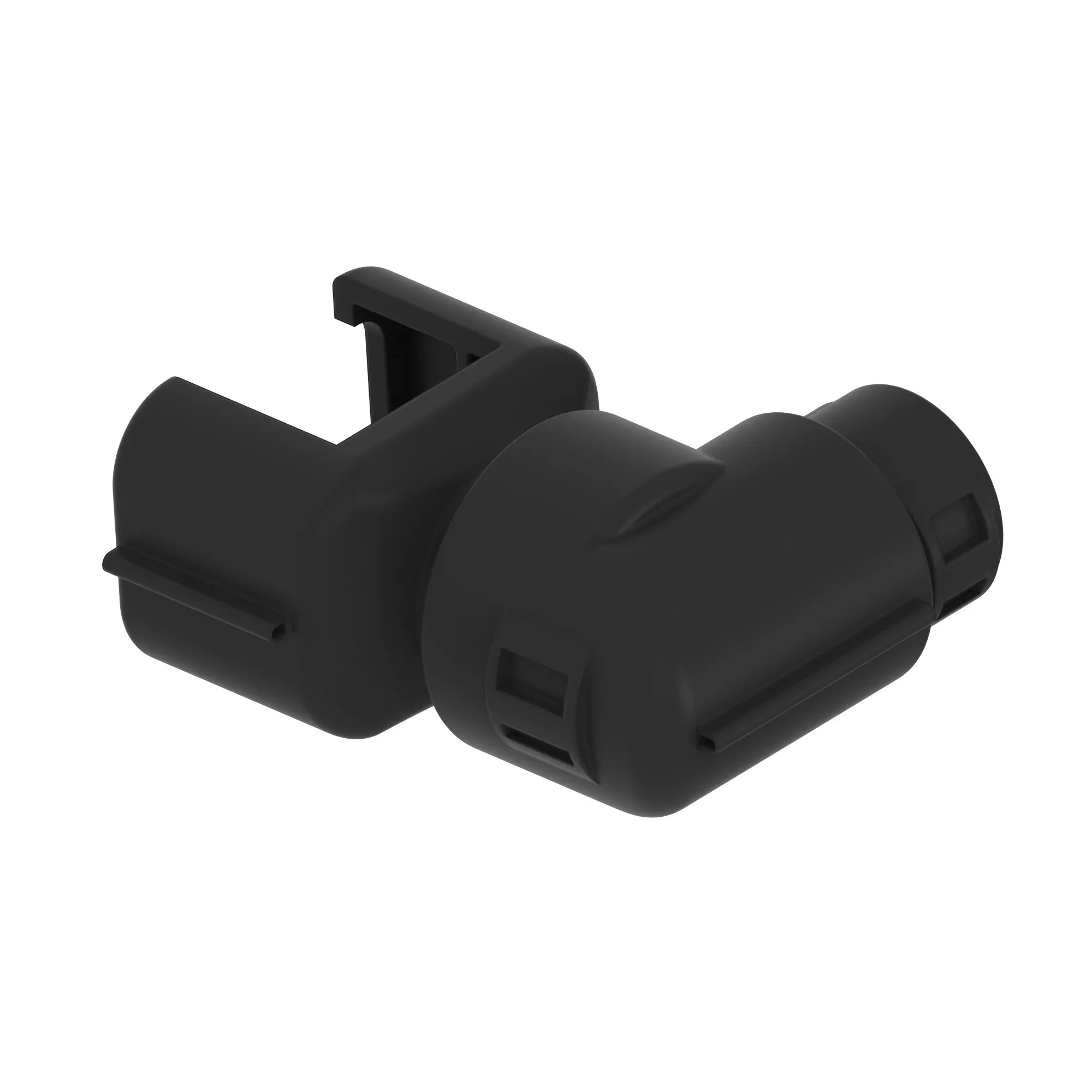 ACCY HP BACKSHELL BLK PLSTC