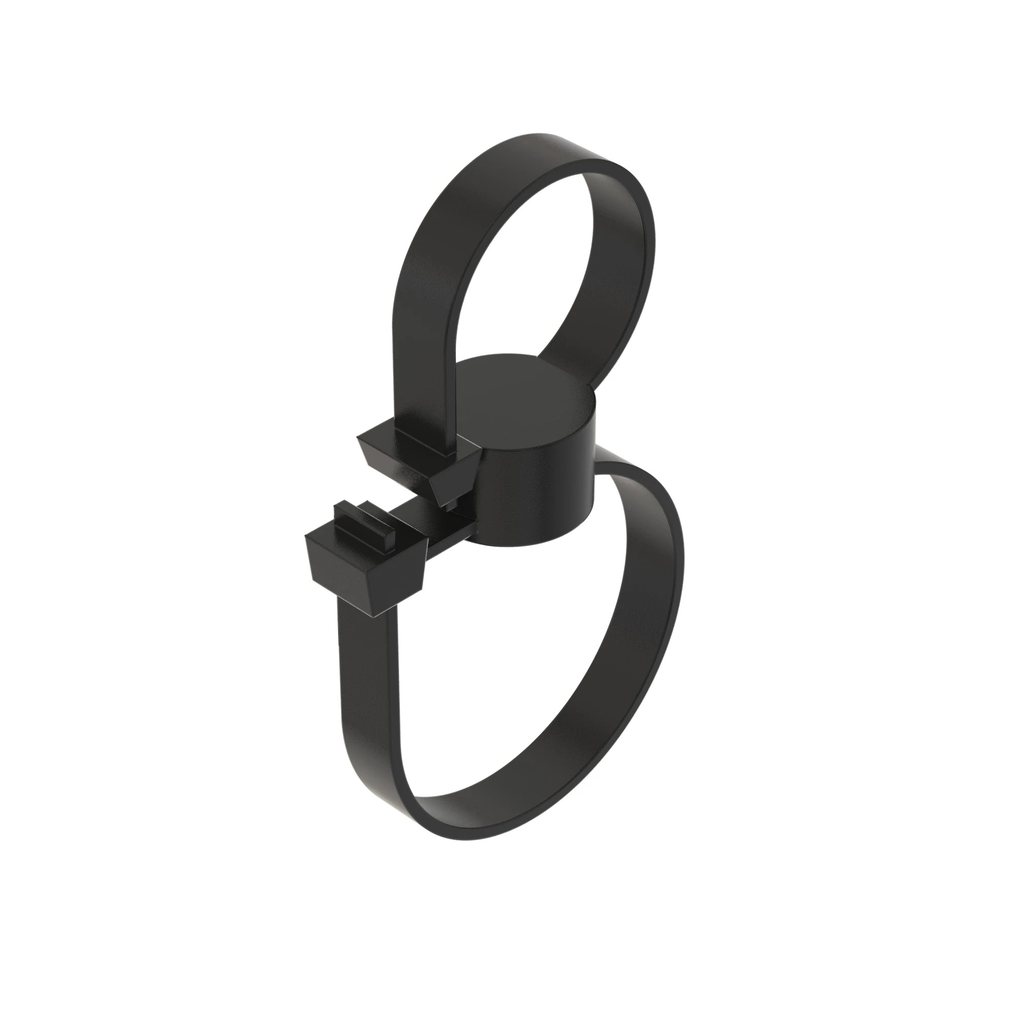 ACCY TYTON FIXING TIE BLK PLSTC