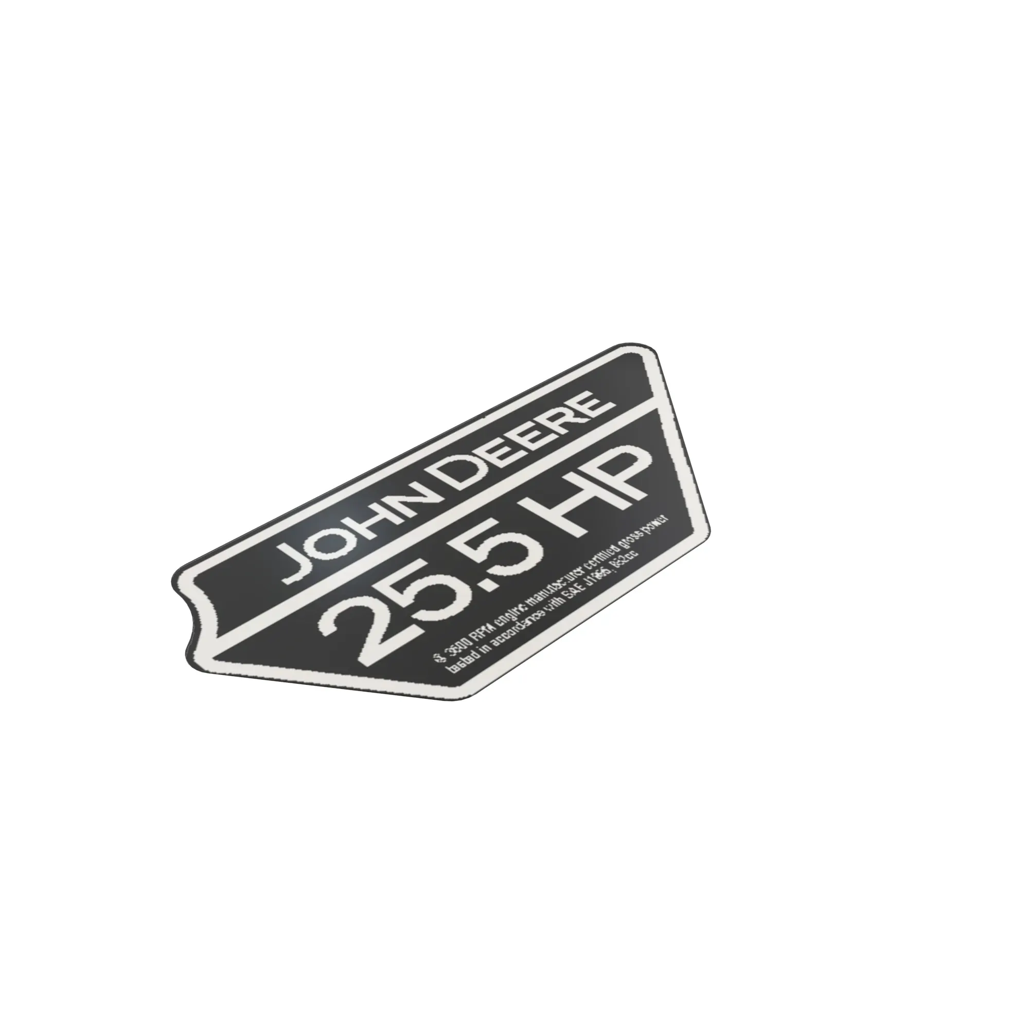 John Deere Engine Label - TCU33154