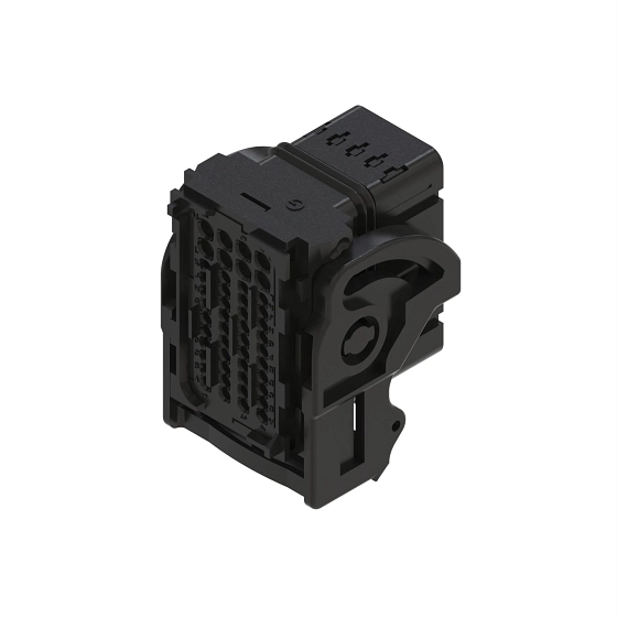 John Deere Brown External Electrical Connector Housing, 48 Cavities - 57M10614