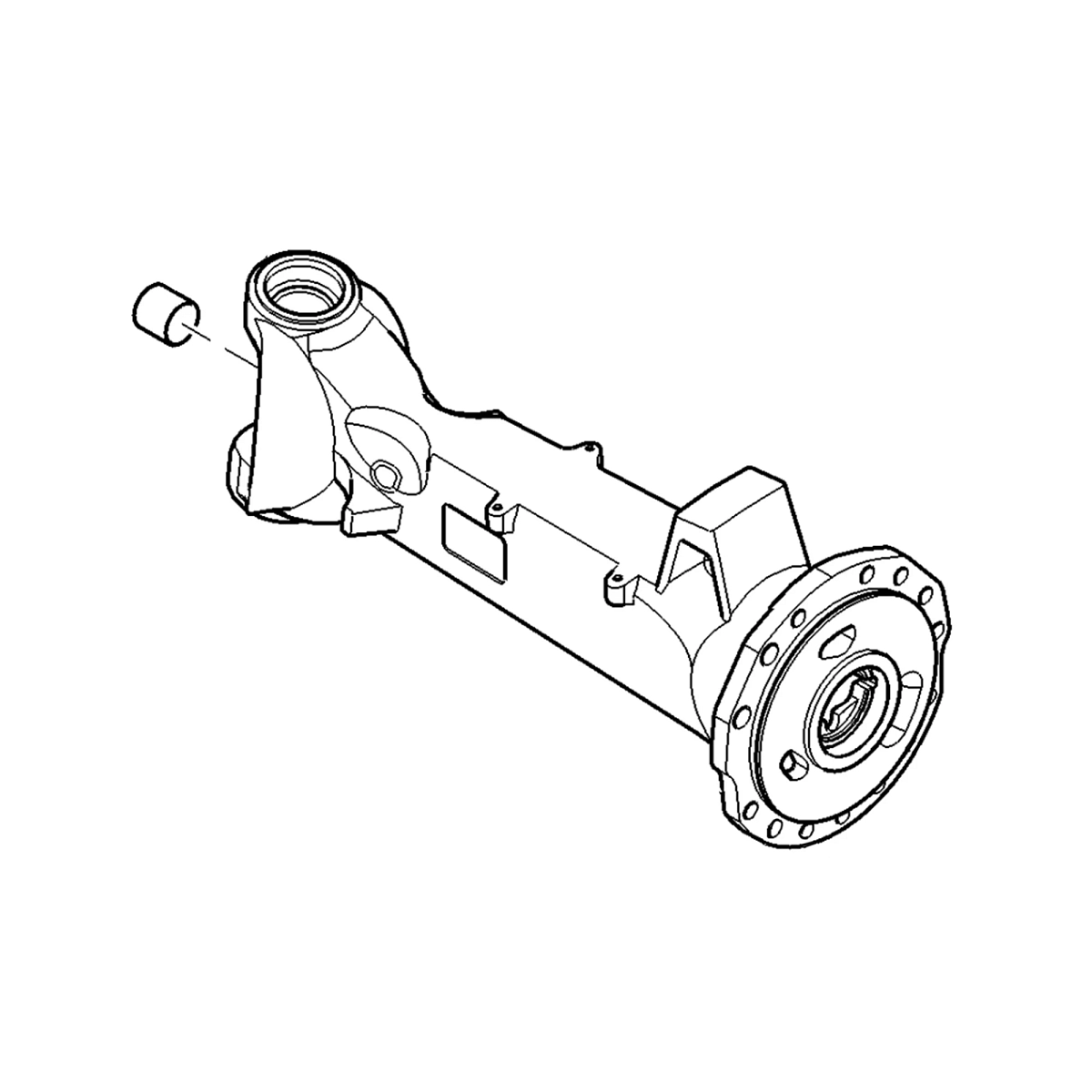 Short Axle Housing LH With