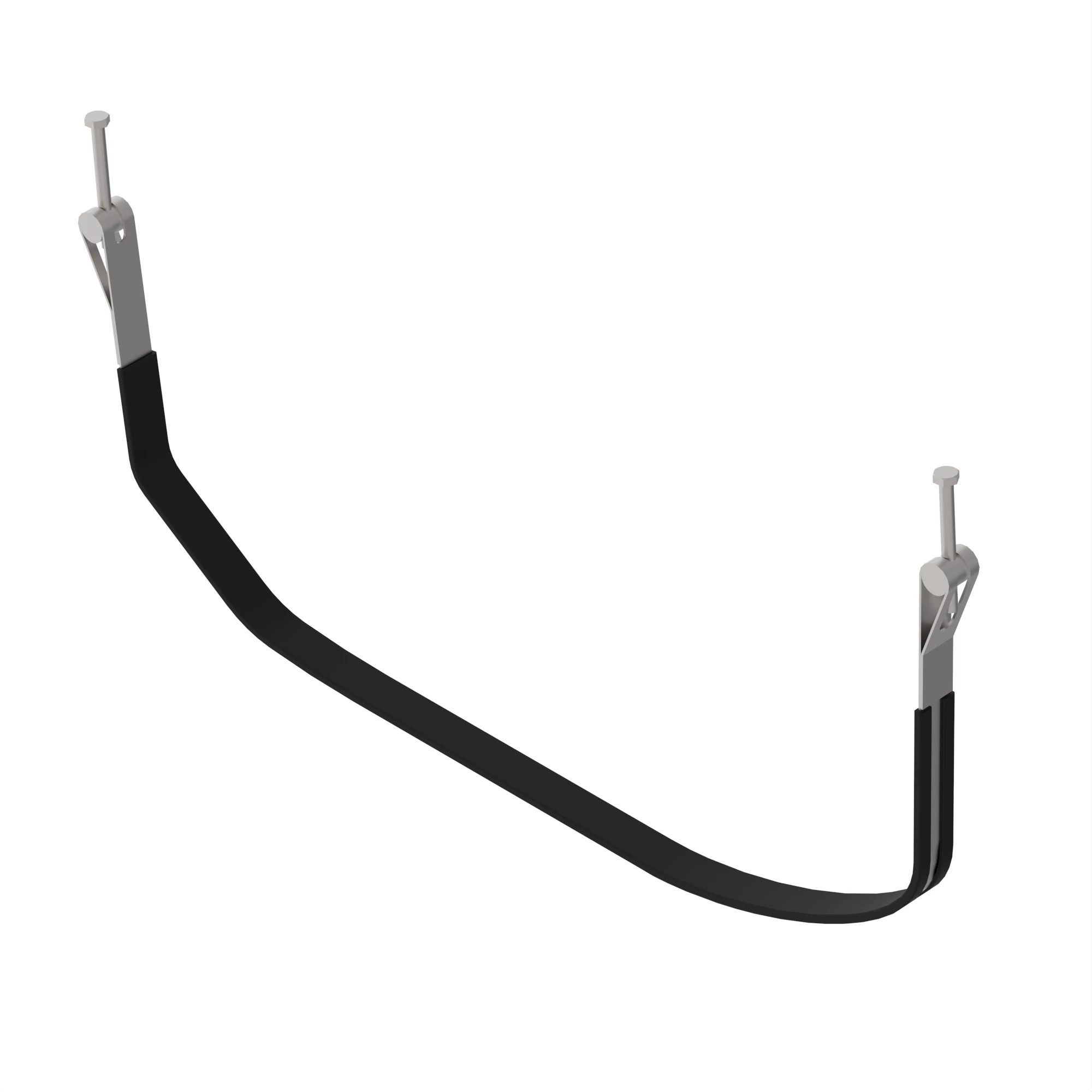 STRAP, RIBBON  WITH RUBBER INSERT