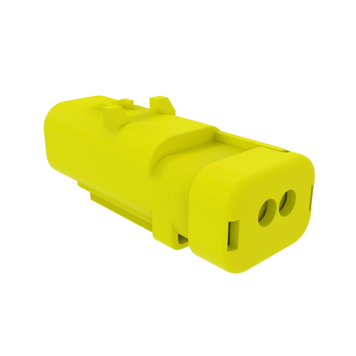 Tyco AMPSEAL16 2W Pin Sld Ylw Plstc