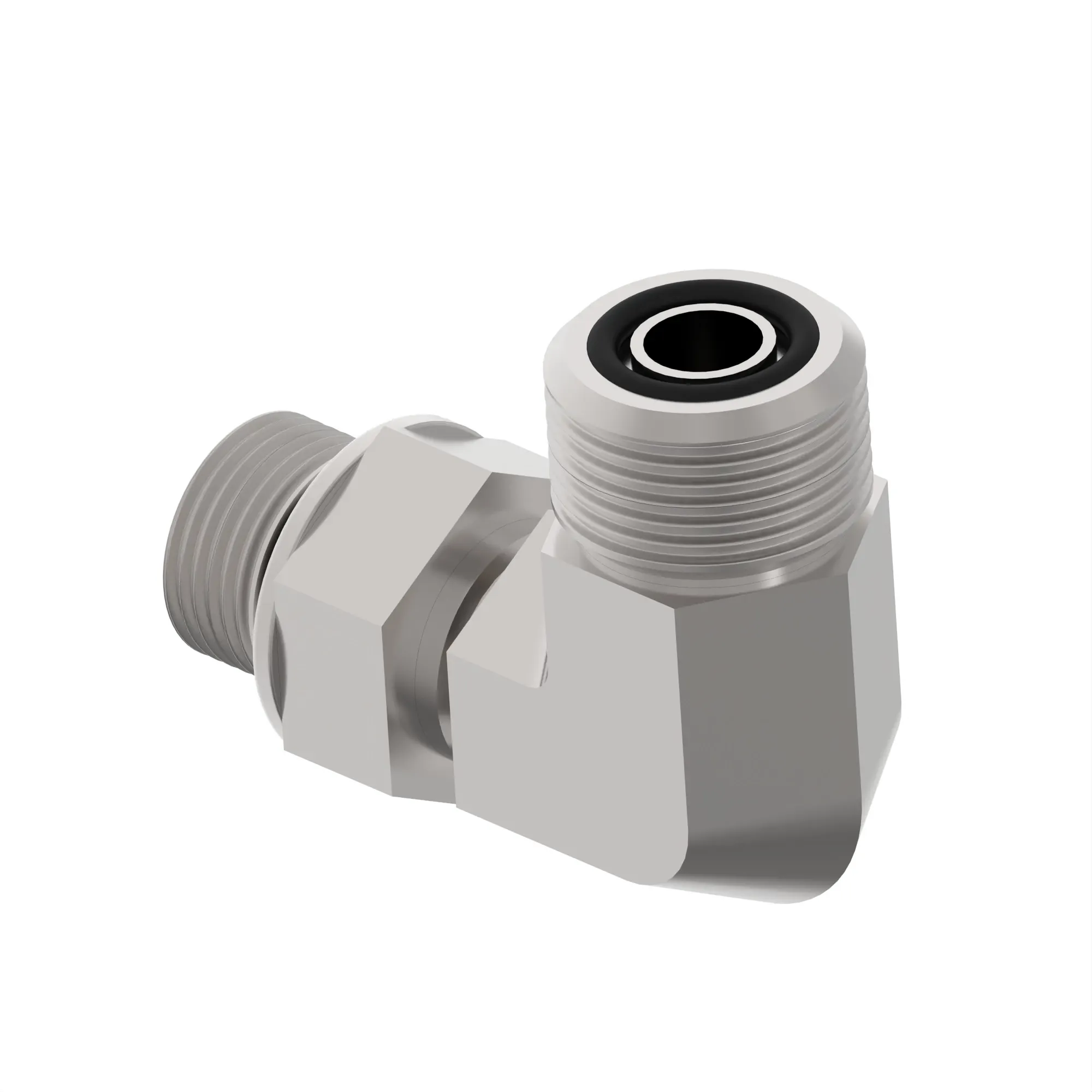 ELBOW FITTING, -6 ORFS/M14
