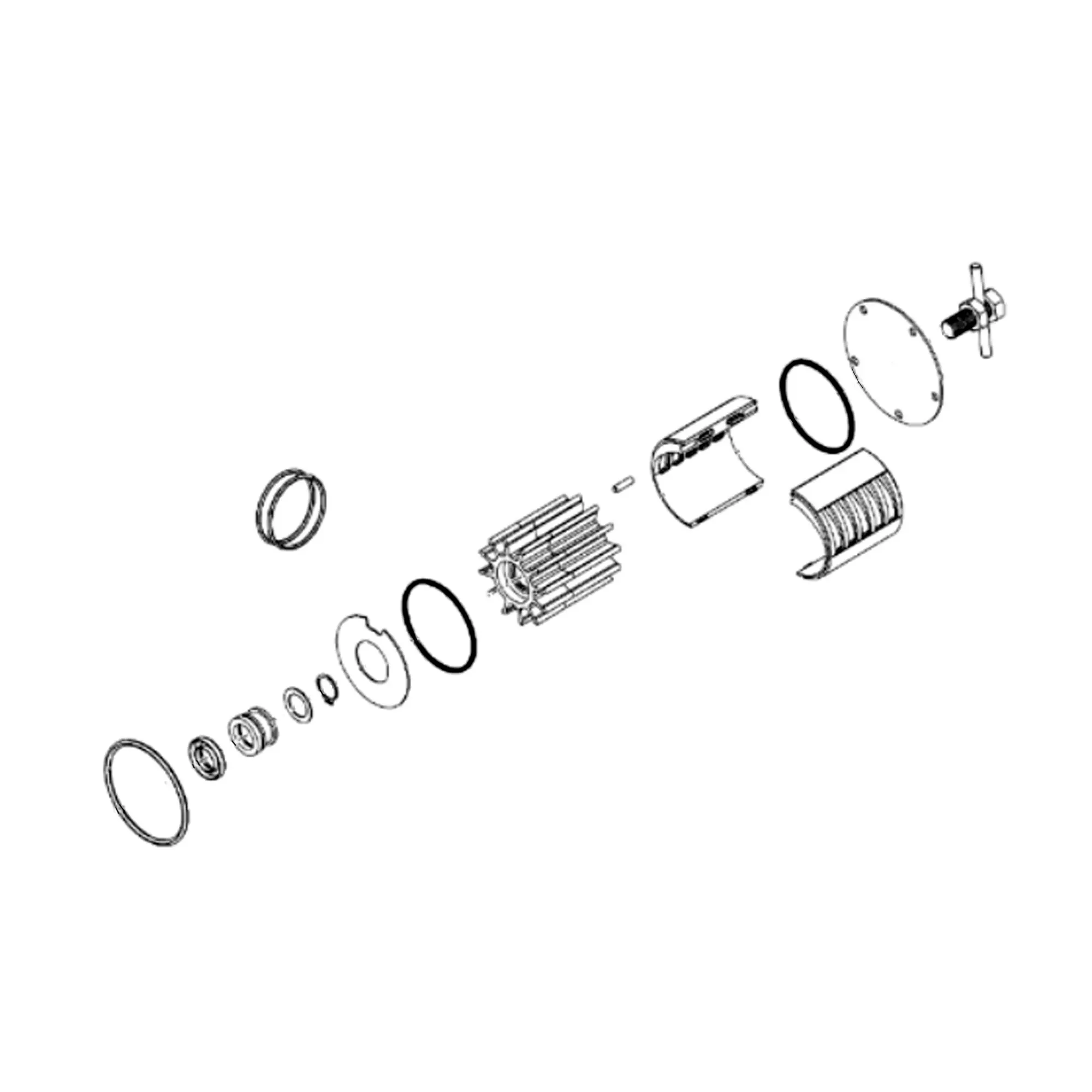 John Deere Engine Overhaul Kit, Minor Rebuild - RE530690