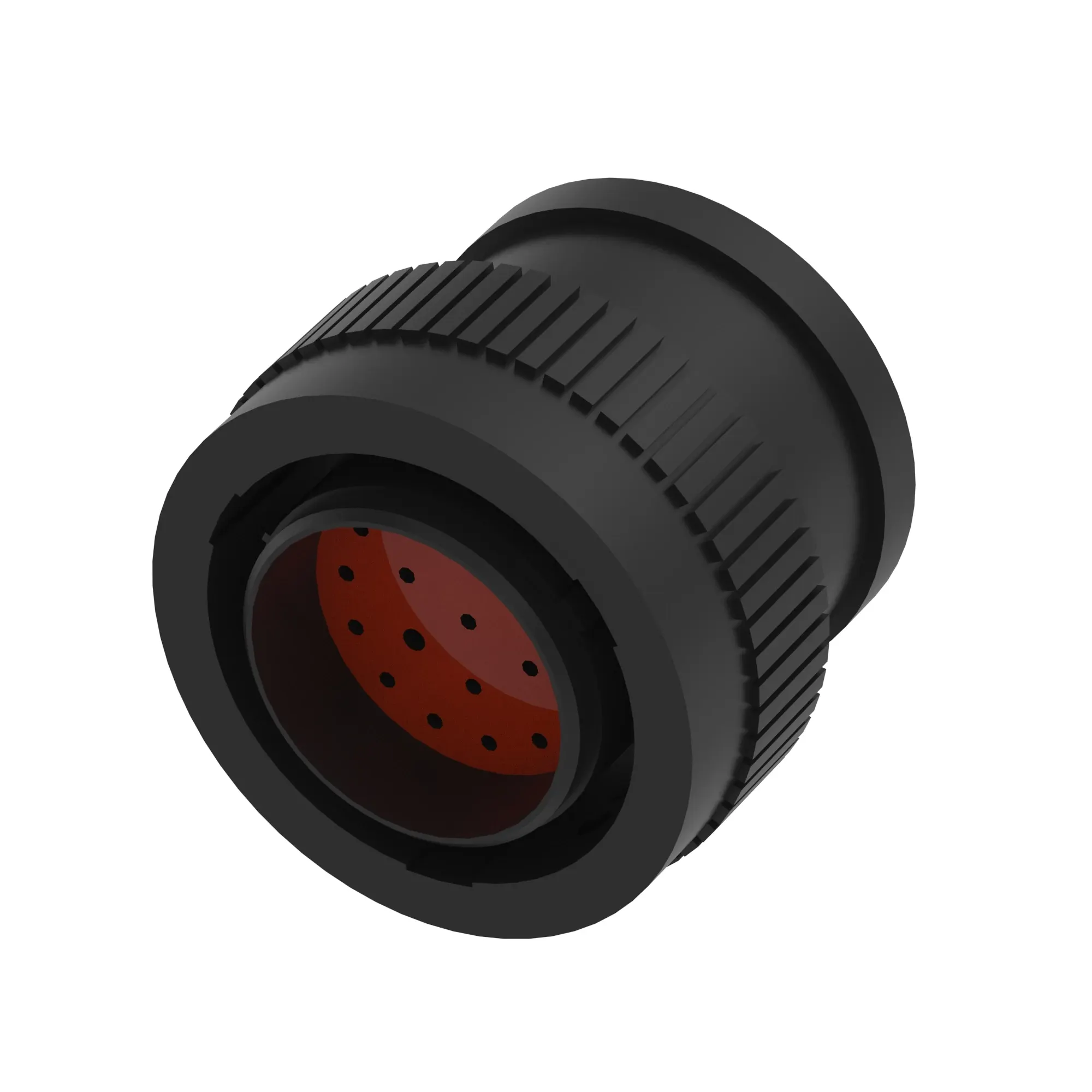 John Deere Black Electrical Connector Housing, 21 Cavities - 57M9380