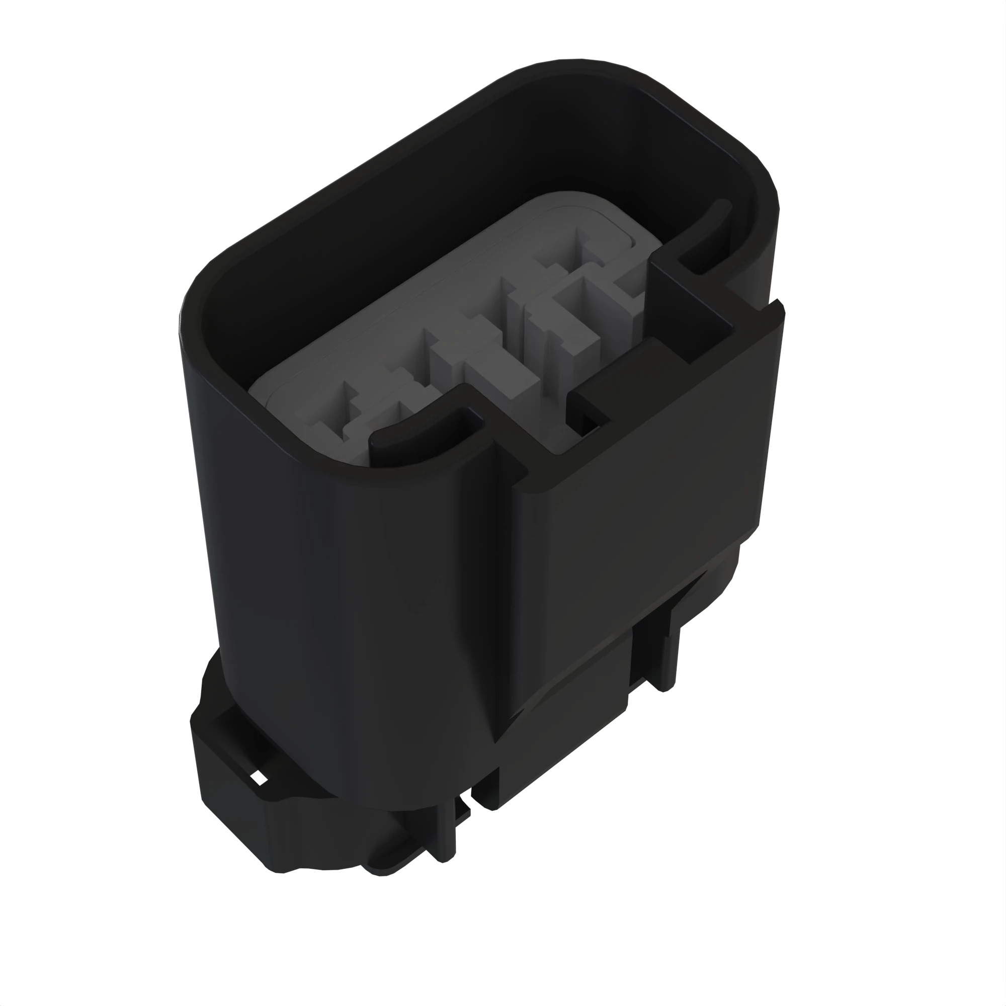 CONN FCI APEX 4W FS BLK PLSTC