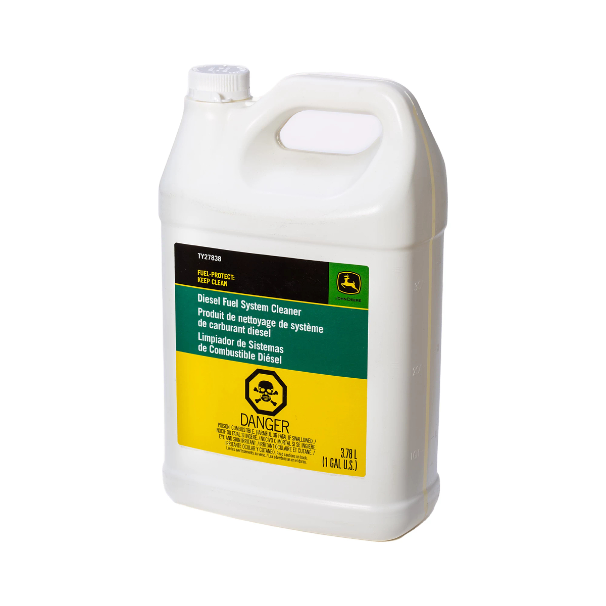 John Deere Diesel Fuel System Cleaner, Fuel-Protect™, Keep Clean Solution, 3.78 Liter (1 Gallon) - TY27838