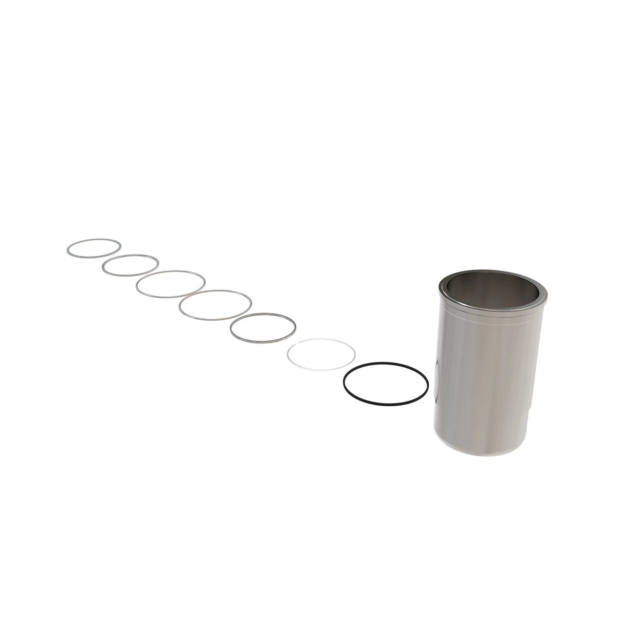 Piston-Liner Kit, With Piston Ring