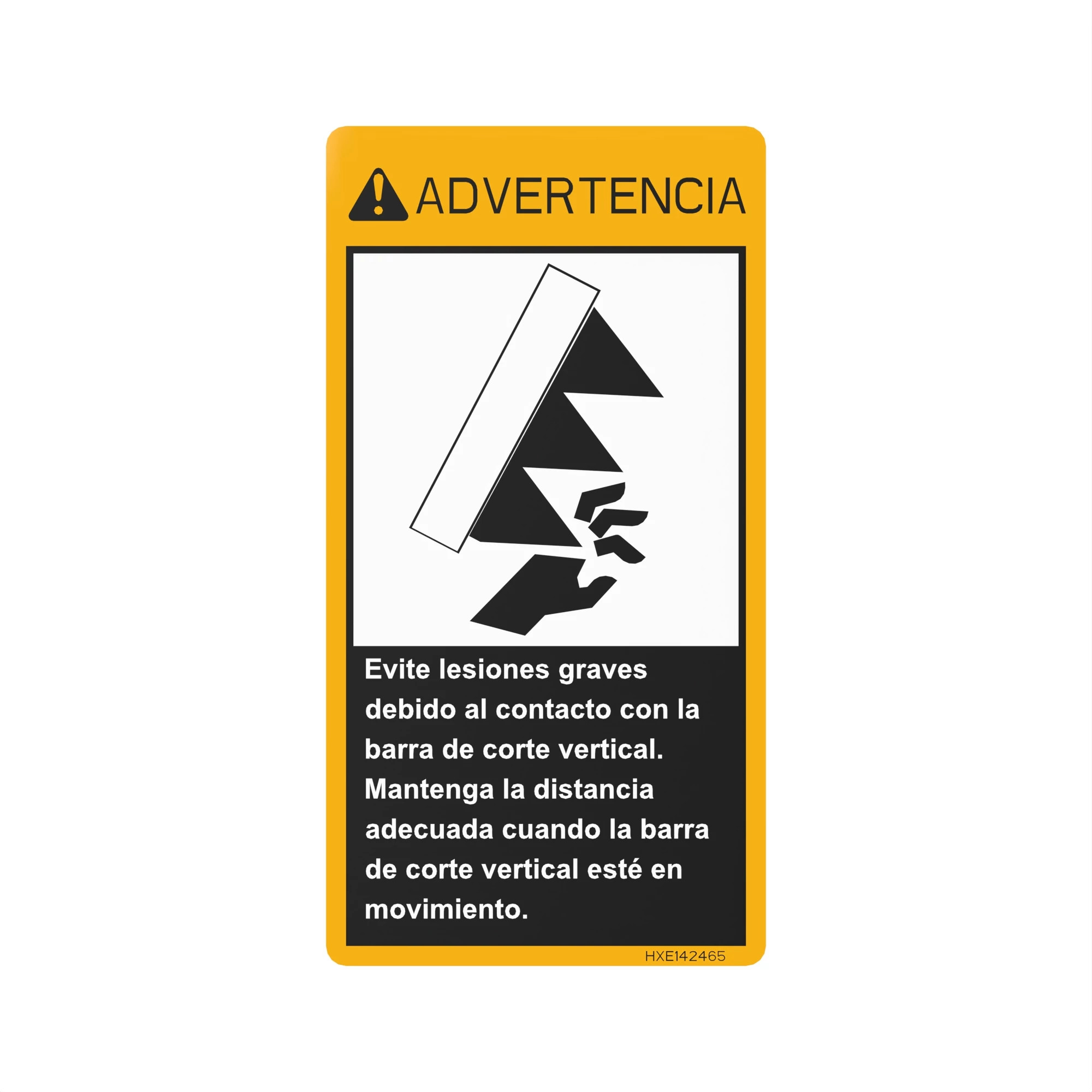 LABEL, SPANISH TEXT, SAFETY DECAL,
