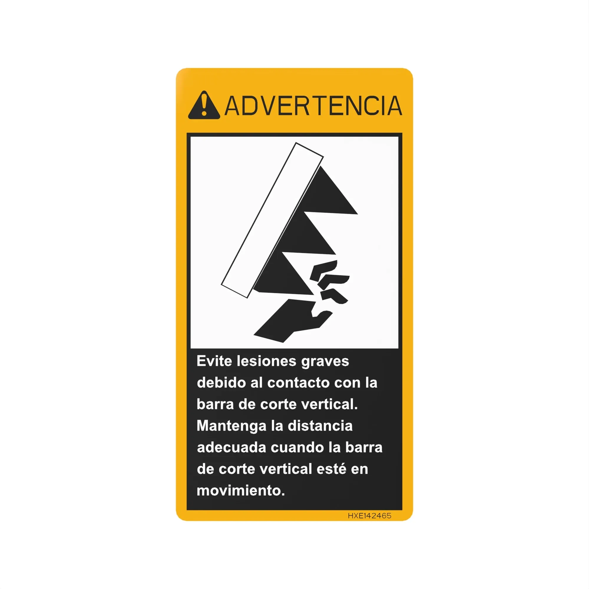 John Deere Label, Spanish Text, Safety - HXE142465