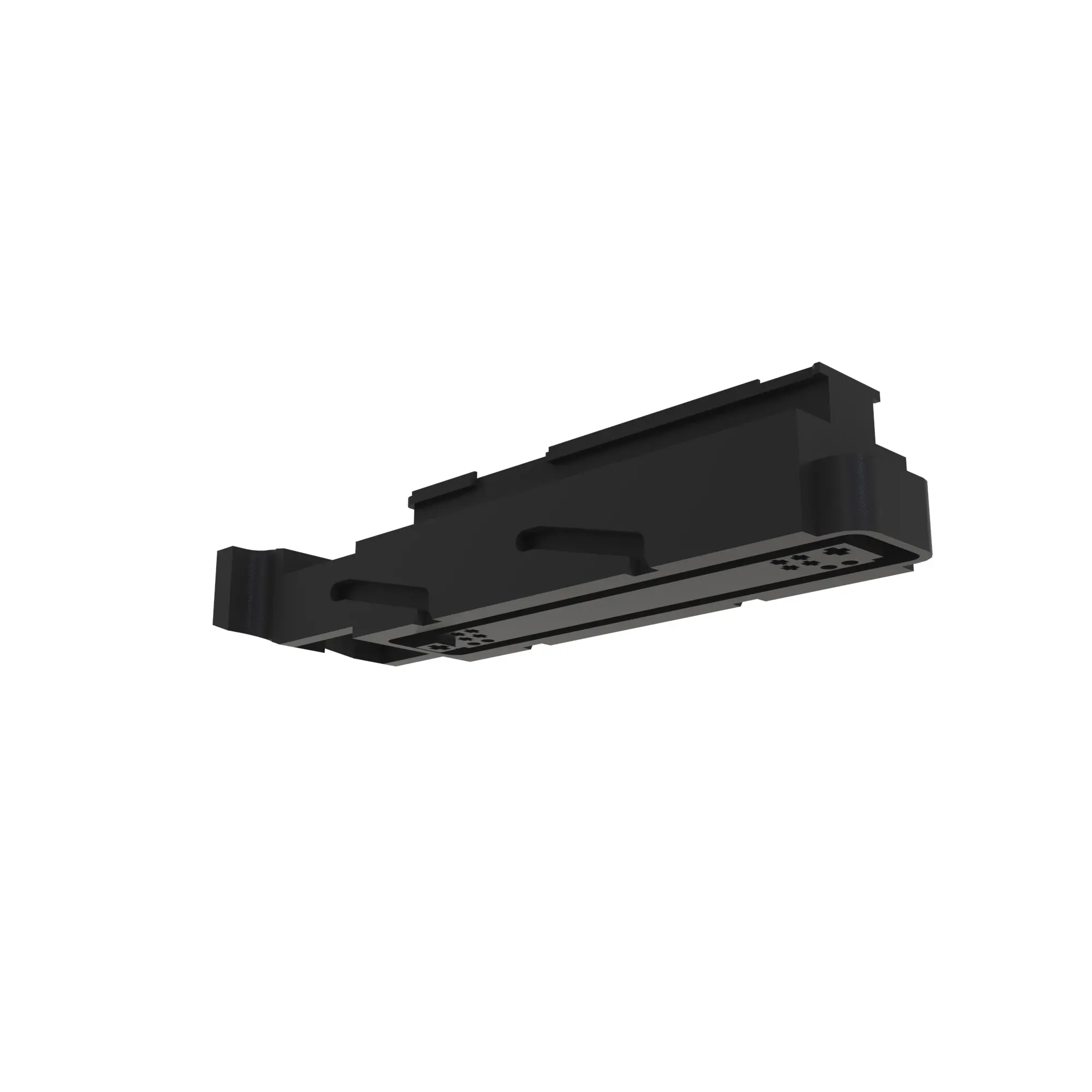 John Deere Black External Electrical Connector Housing, 45 Cavities - 57M7396